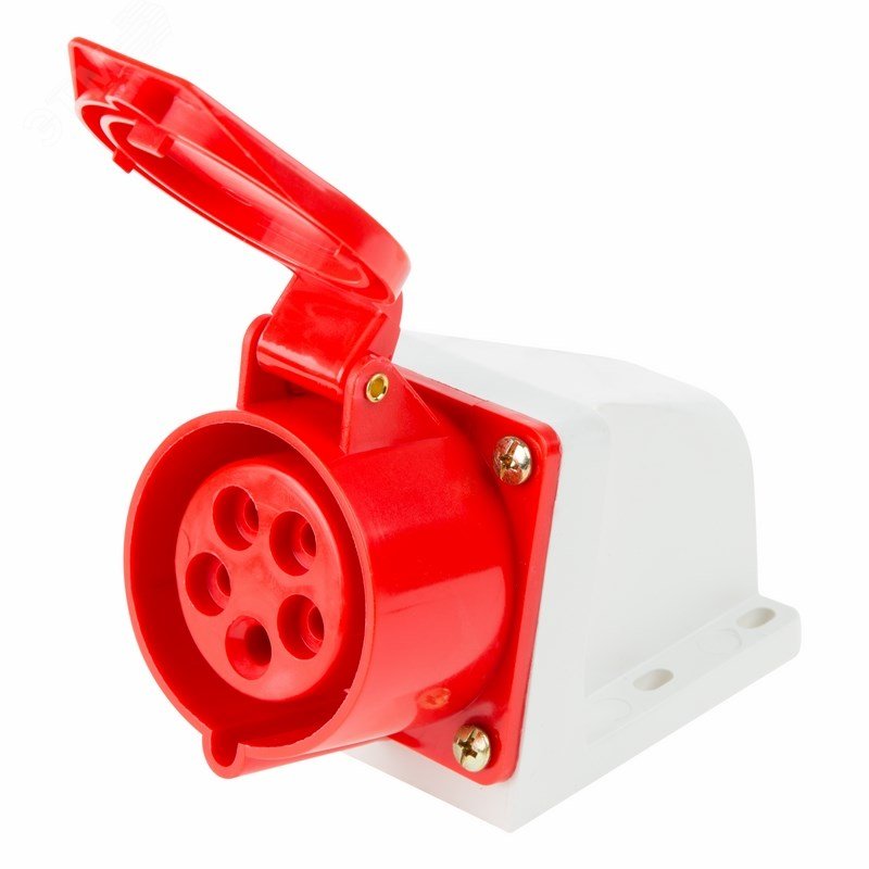 Розетка стационарная 115 16А 3Р+РЕ+N 380В IP44 11-8911 - Rexant