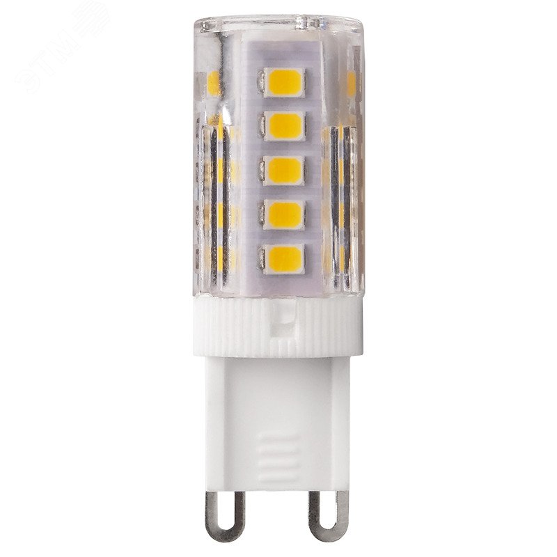 Лампа светодиодная LED 5Вт G9 300Лм белый 220V/50Hz БЛИСТЕР 2 шт. 1036650B - Jazzway
