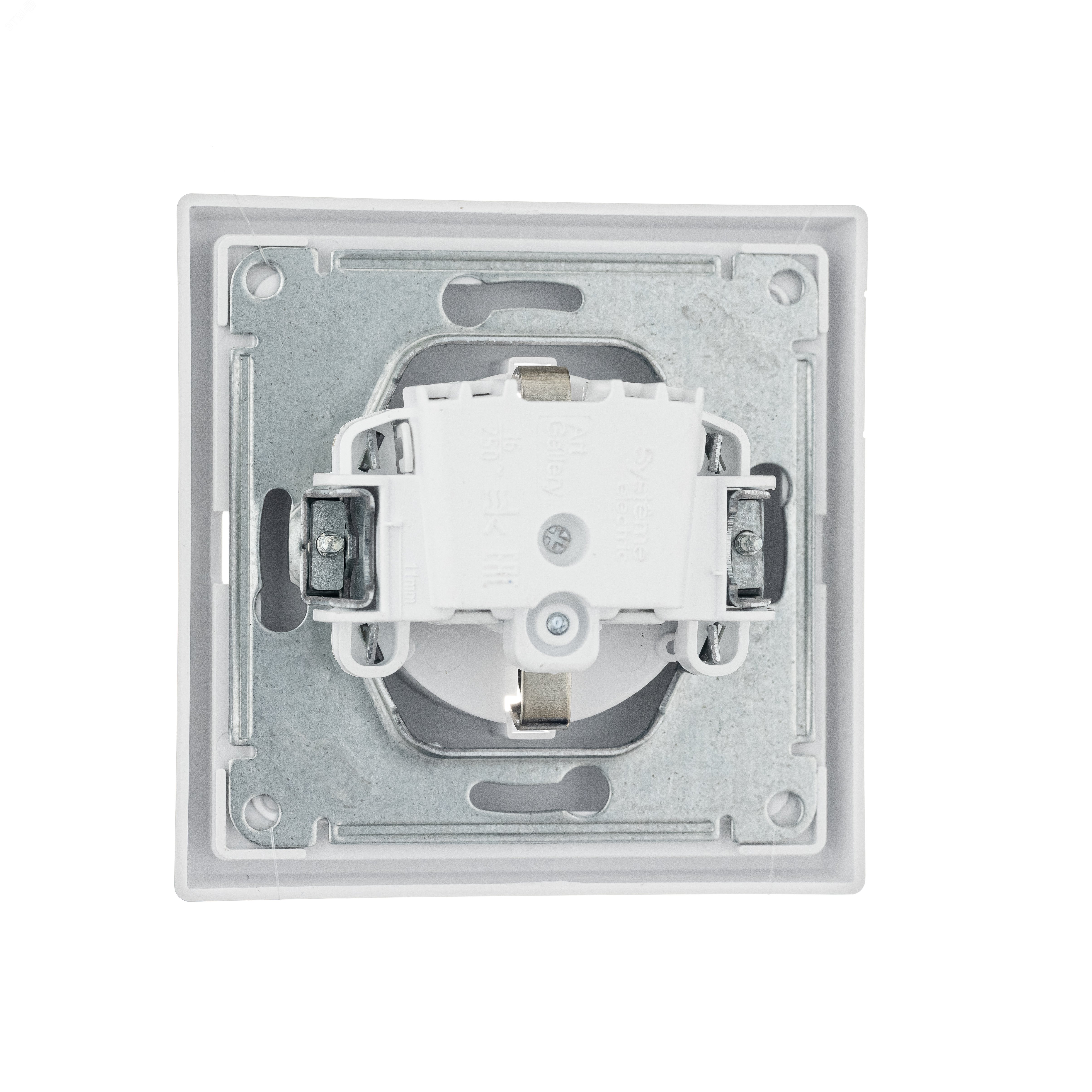 Розетка ArtGallery 16А с заземл. механизм бел. SE GAL000143 - Systeme Electric
