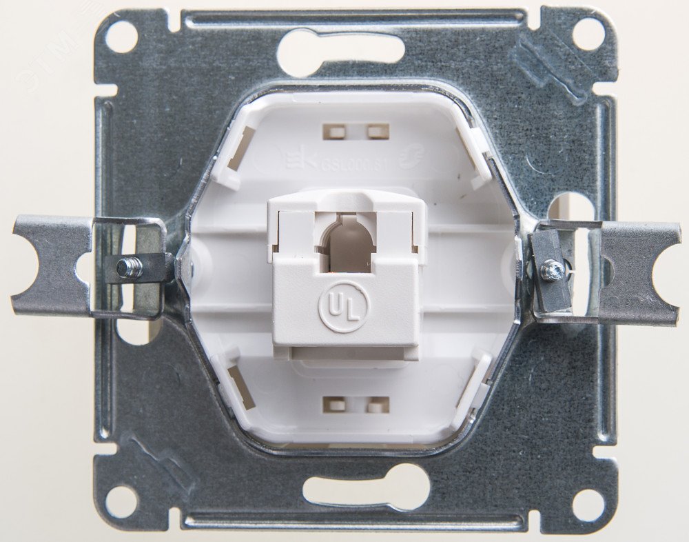 Розетка компьютерная 1-м Glossa RJ45 кат.5E механизм перламутр. SE GSL000681K - Systeme Electric