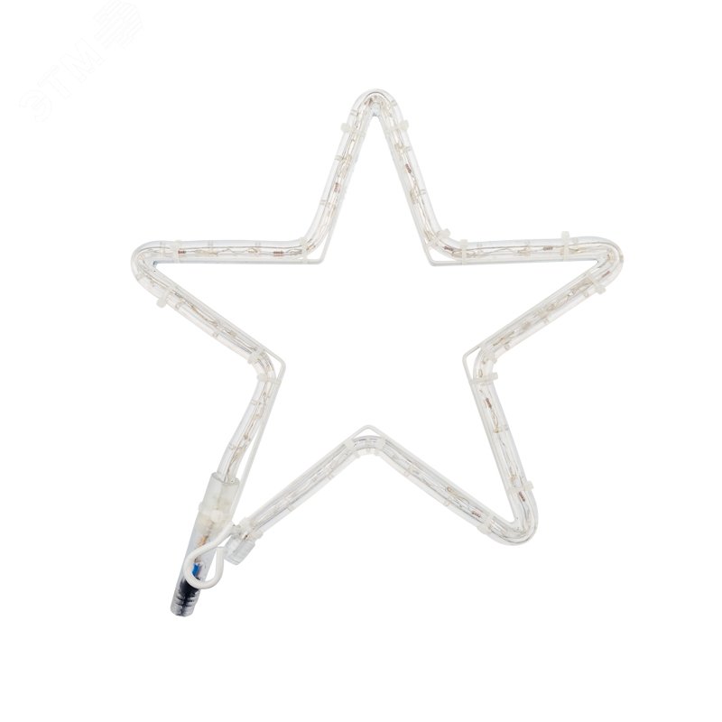 Фигура световая Звездочка LED цвет белый, размер 30x28 см 501-211-1 - NEON-NIGHT