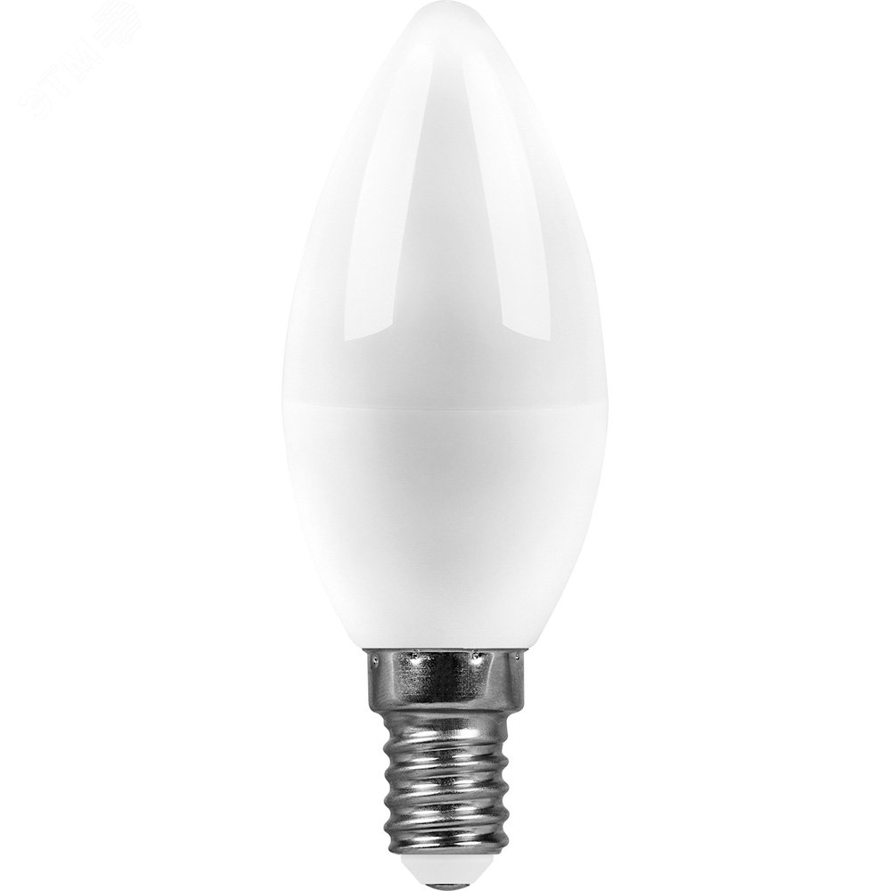 Лампа светодиодная LED 13вт Е14 теплый матовая свеча 55163 - Feron