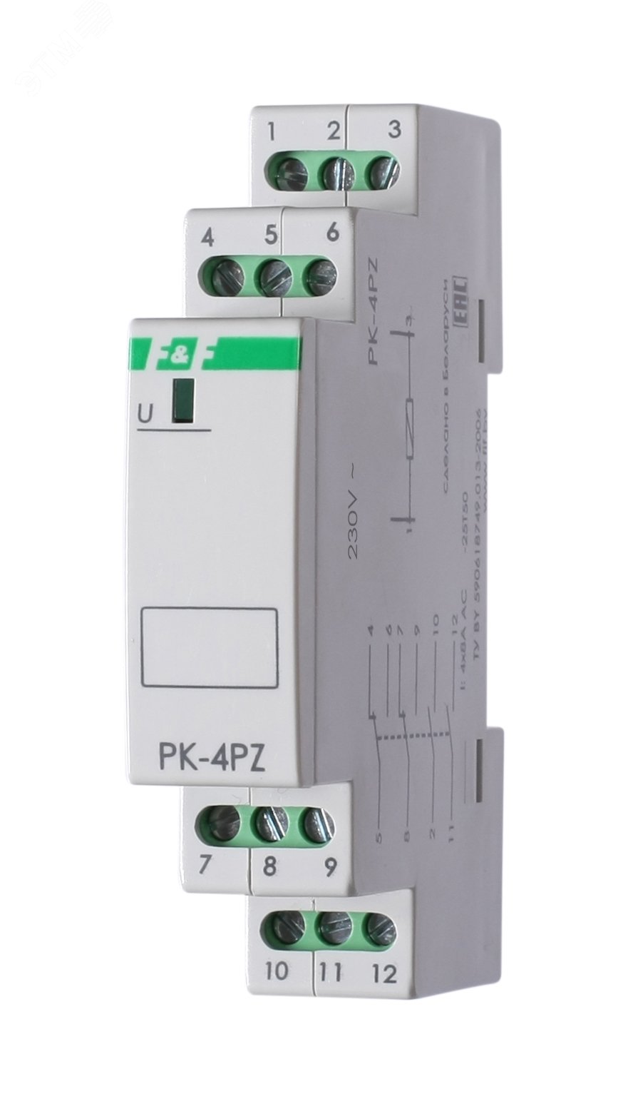 Реле электромагнитное PK-4PZ 230 EA06.001.029 - Евроавтоматика