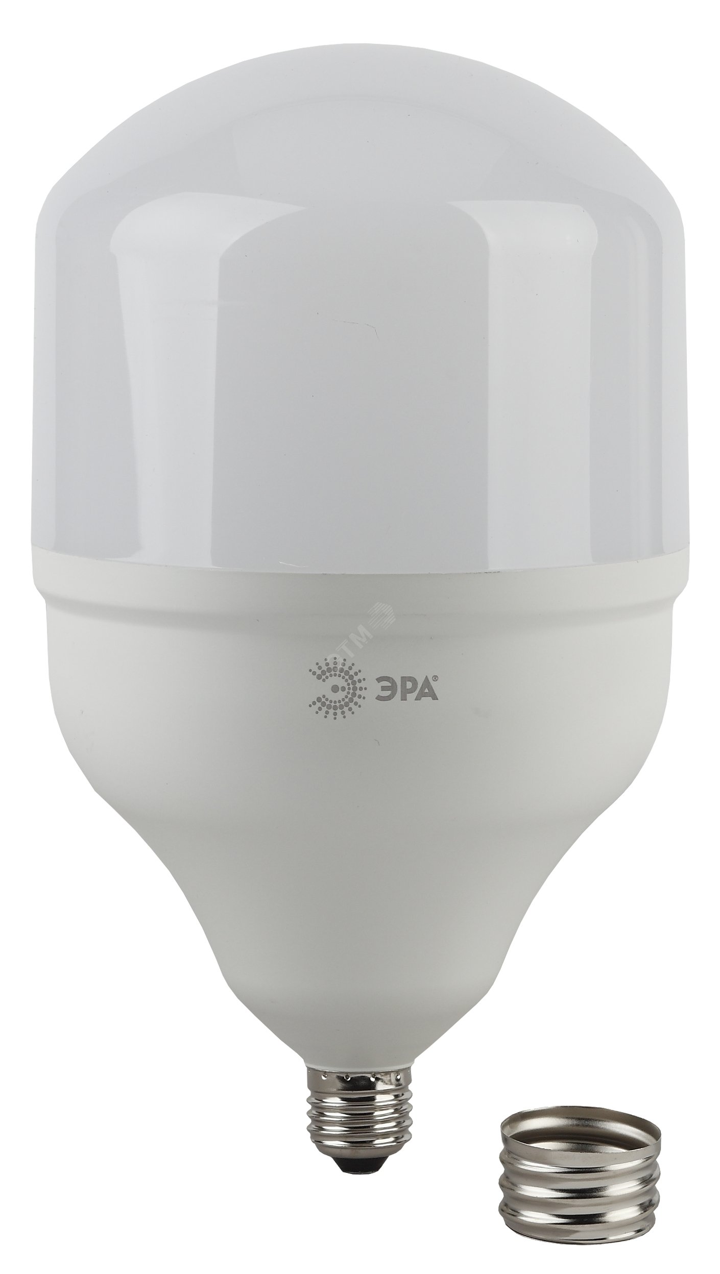 Лампа светодиодная высокомощная STD LED POWER T160-65W-4000-E27/E40 65Вт T160 колокол 4000К нейтр. бел. E27/E40 (переходник в компл.) 5200лм Б0027923 - Эра