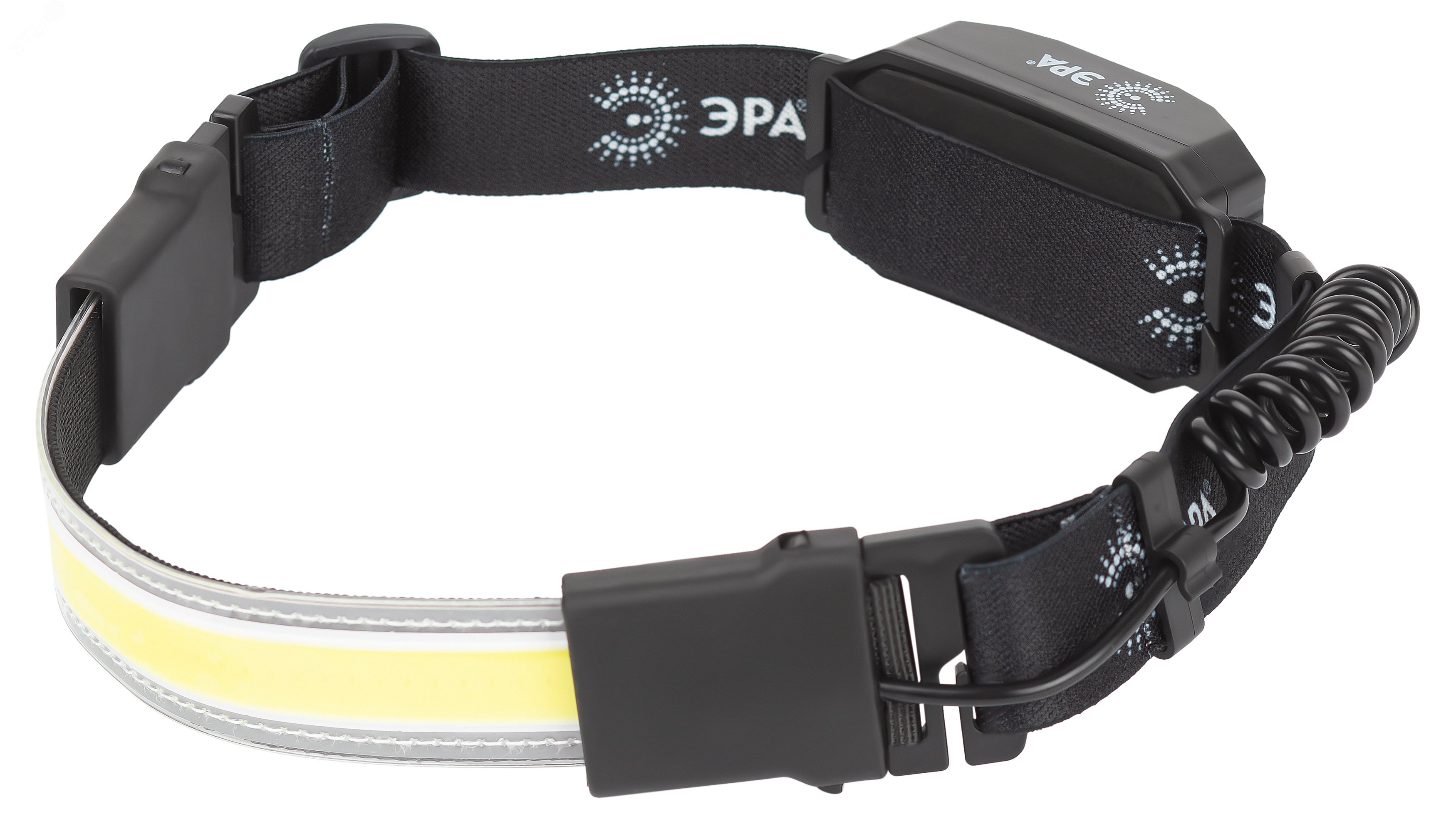 Фонарь аккумуляторный налобный GA-807 Кибер COB 5Вт 3 режима аккум. miscro USB Б0054033 - Эра
