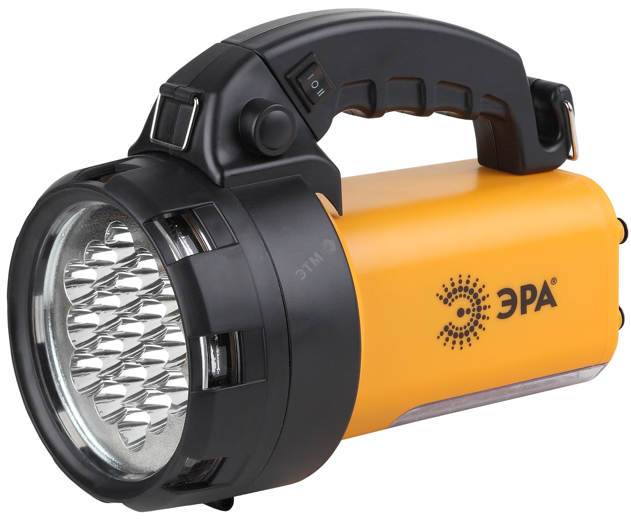 Фонарь-прожектор аккумуляторный Альфа PA-601 19LED + 24LED литиевый аккум. 3А.ч ЗУ 220В + 12В (инд. упак.) Б0031036 - Эра