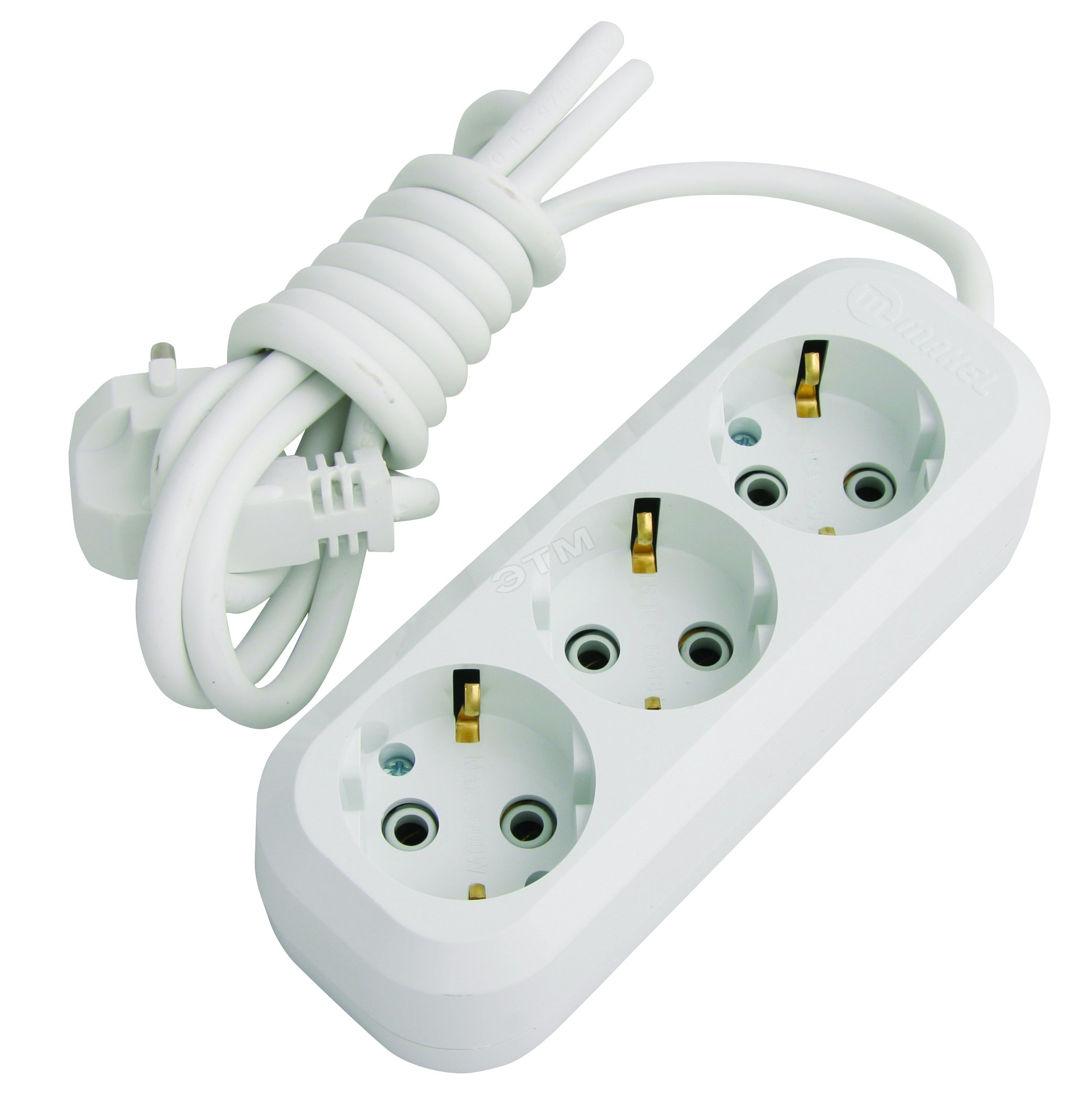 Удлинитель 3х2м с заземл. 16А IP20 MGP132 - Makel
