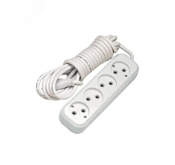 Удлинитель 4х5м без заземл. 10А IP20 MGP144 - Makel