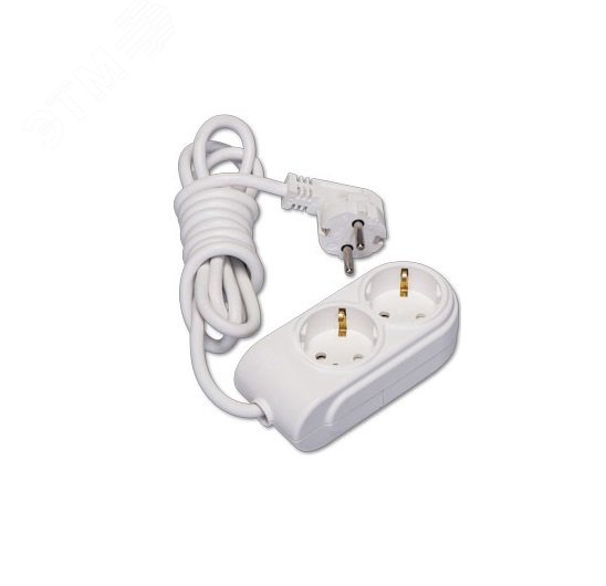 Удлинитель 2х5м с заземл. 16А IP20 защ. шторки N2210063 - Makel