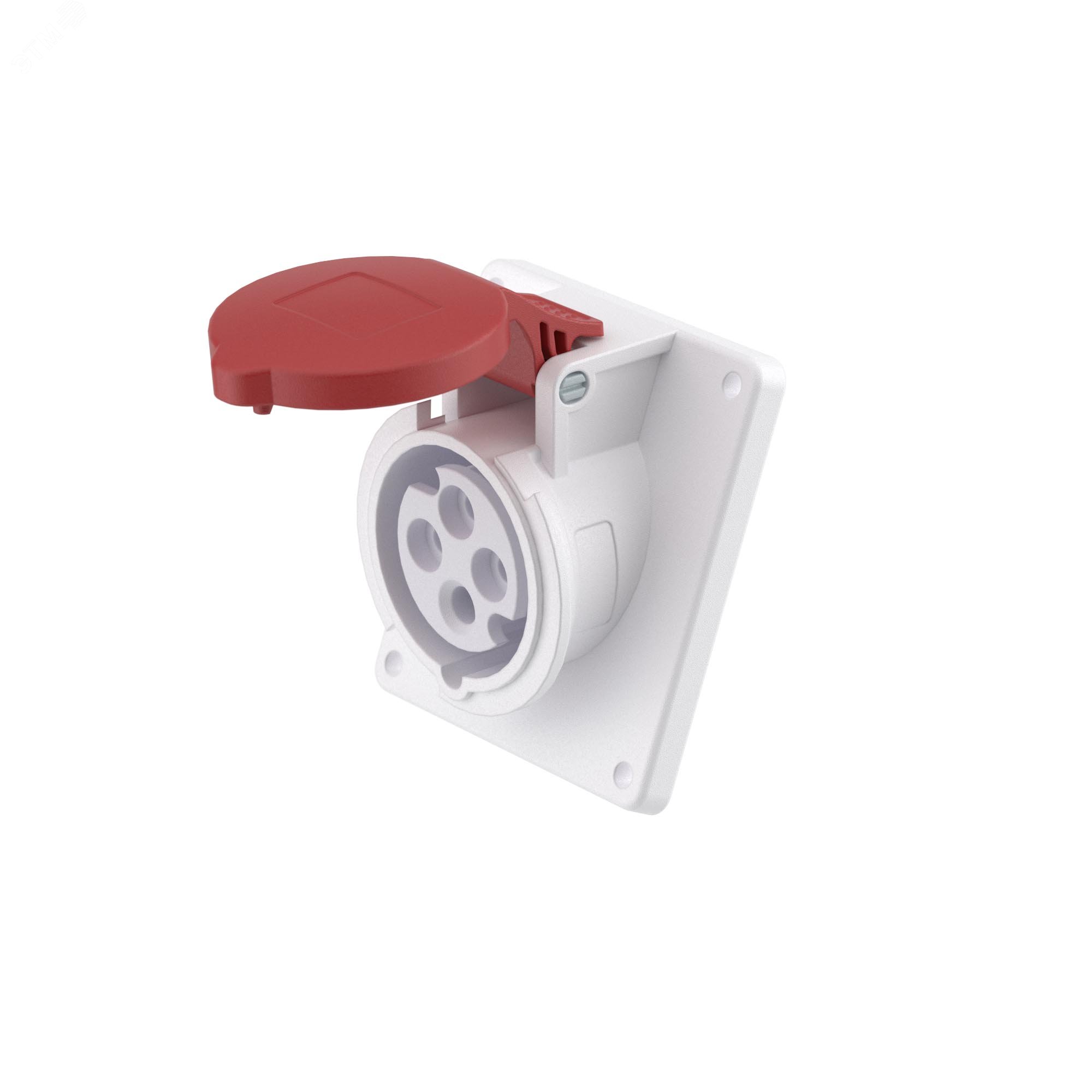 Розетка панельная с наклоном IP44 16А 3P+E 400В DIS4131666 - DKC
