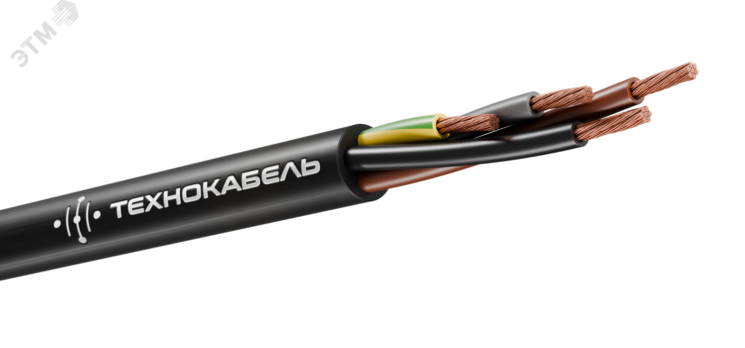 Кабель силовой КГТП-ХЛ 4х2,5(PE) 380/660-3 ТРТС 00-00151697 - Технокабель