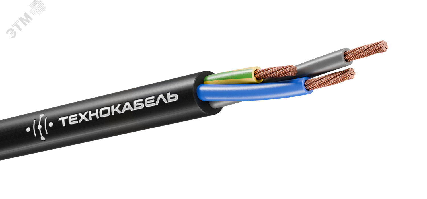 Кабель силовой КГТП-ХЛ 3х6(N,PE) 380/660-2 ТРТС 00-00151613 - Технокабель
