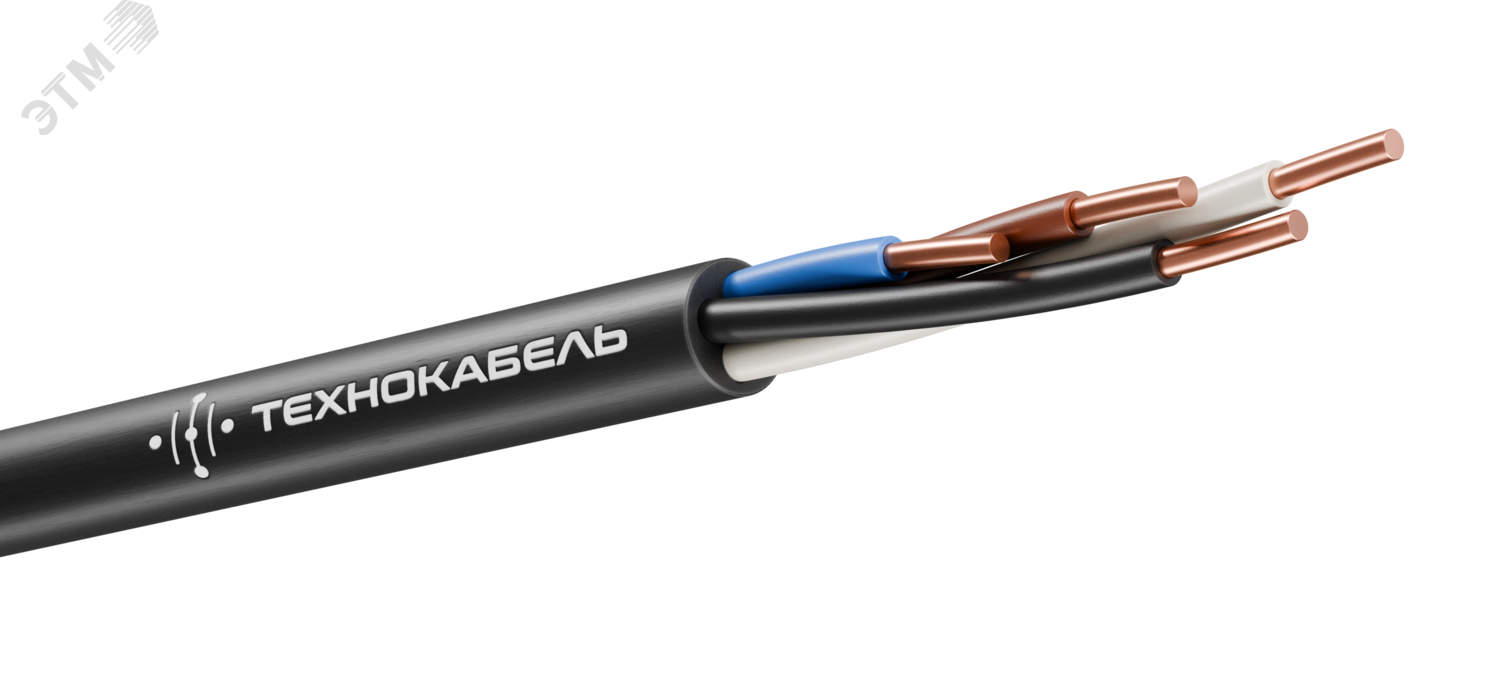 Кабель силовой ВВГнг(А)-LSLTx 4х2.5 ок(N)-0.660 ТРТС 00-00148539 - Технокабель