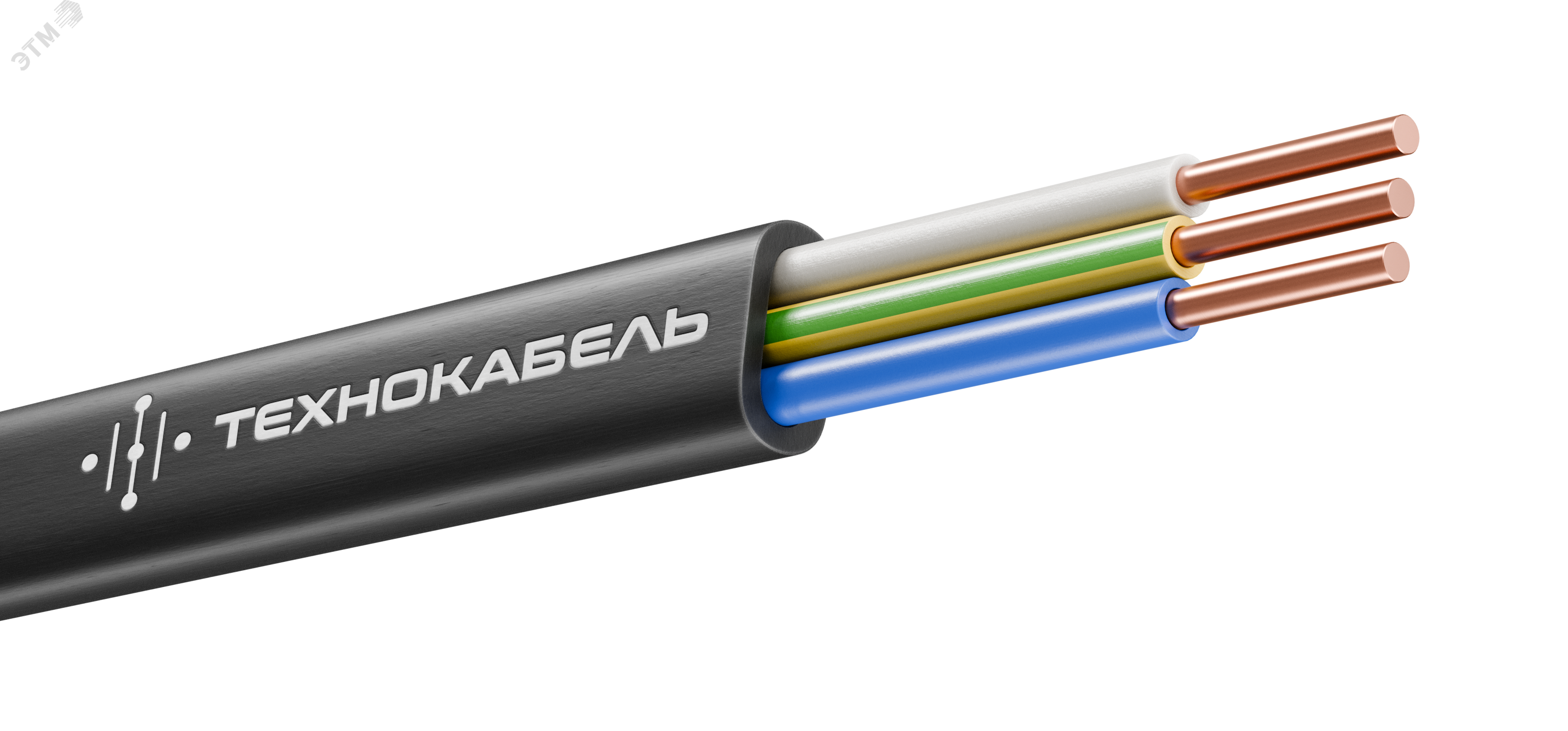 Кабель силовой ВВГ-Пнг(А)-LS 3х10ок(N,PE)-0,66 ТРТС 00-00151820 - Технокабель