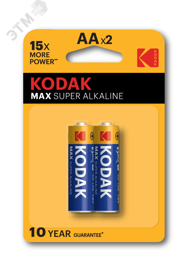 Батарейка МАХ LR6-2BL Б0005131 - Kodak