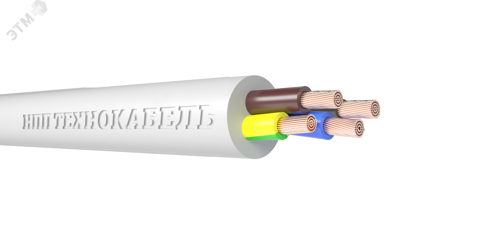 Провод ПВС 3х2,5+1x2,5 ТРТС 4007 - Конкорд
