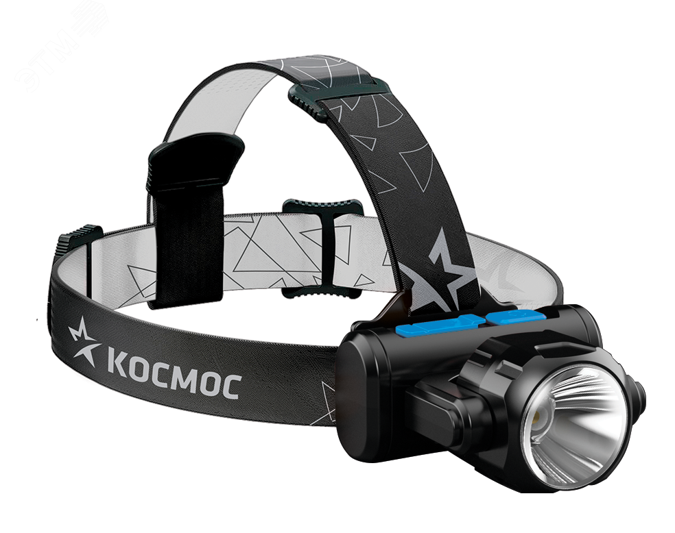 Фонарь аккумуляторный налобный XPE 3Вт COB 5Вт аккум. LI-on 1.2А.ч ЗУ Micro USB KOCH5WLi-On - Космос