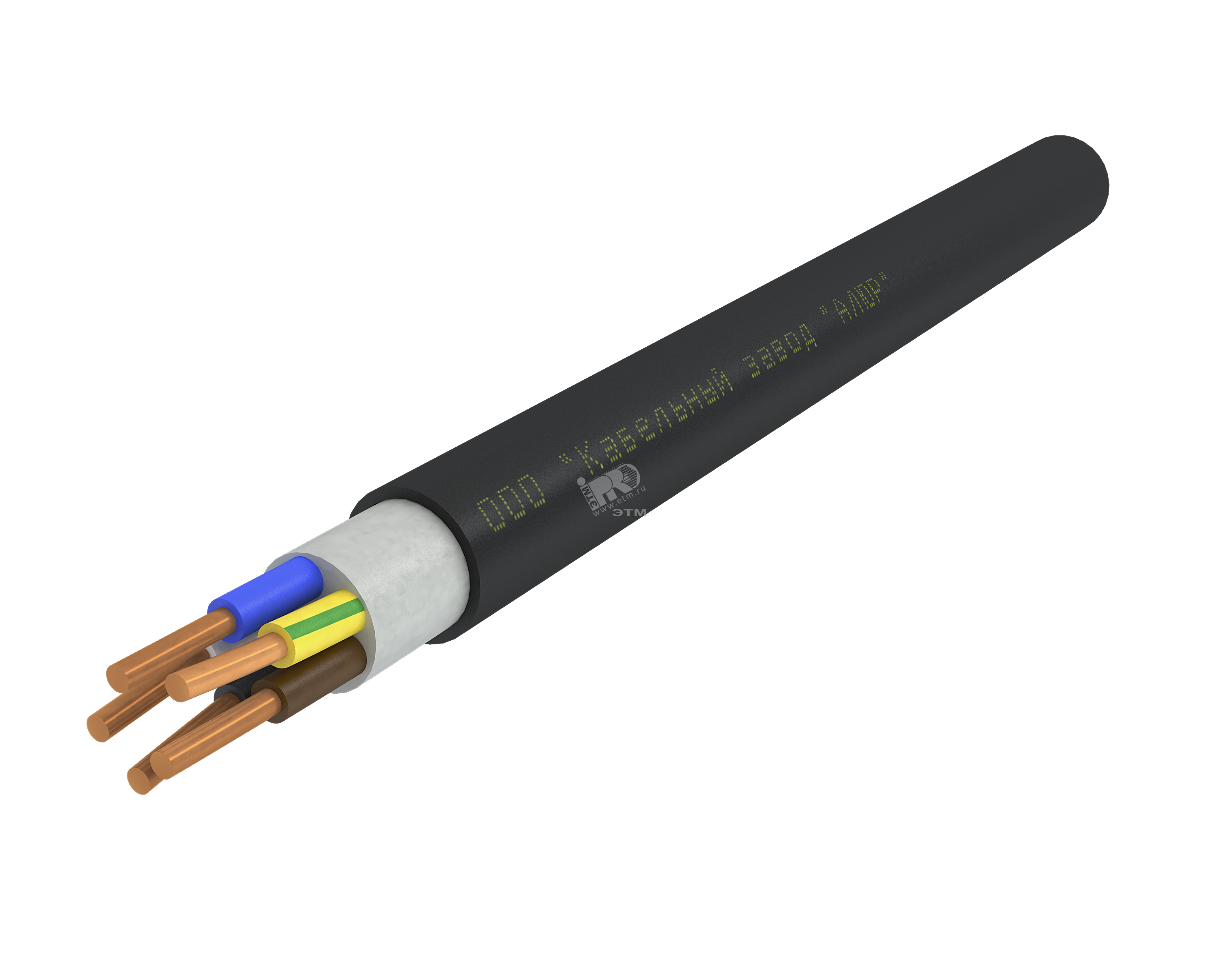 Кабель ВВГнг(А)-LS 5х10 ОК (N PE) 0.66кВ (м) 00-00005652 - АЛЮР