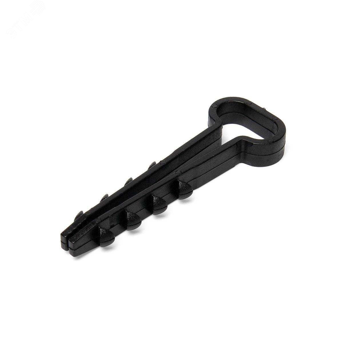 Дюбель-хомут ДХП 12-6 черн. (уп.100шт) 81830 - Fortisflex