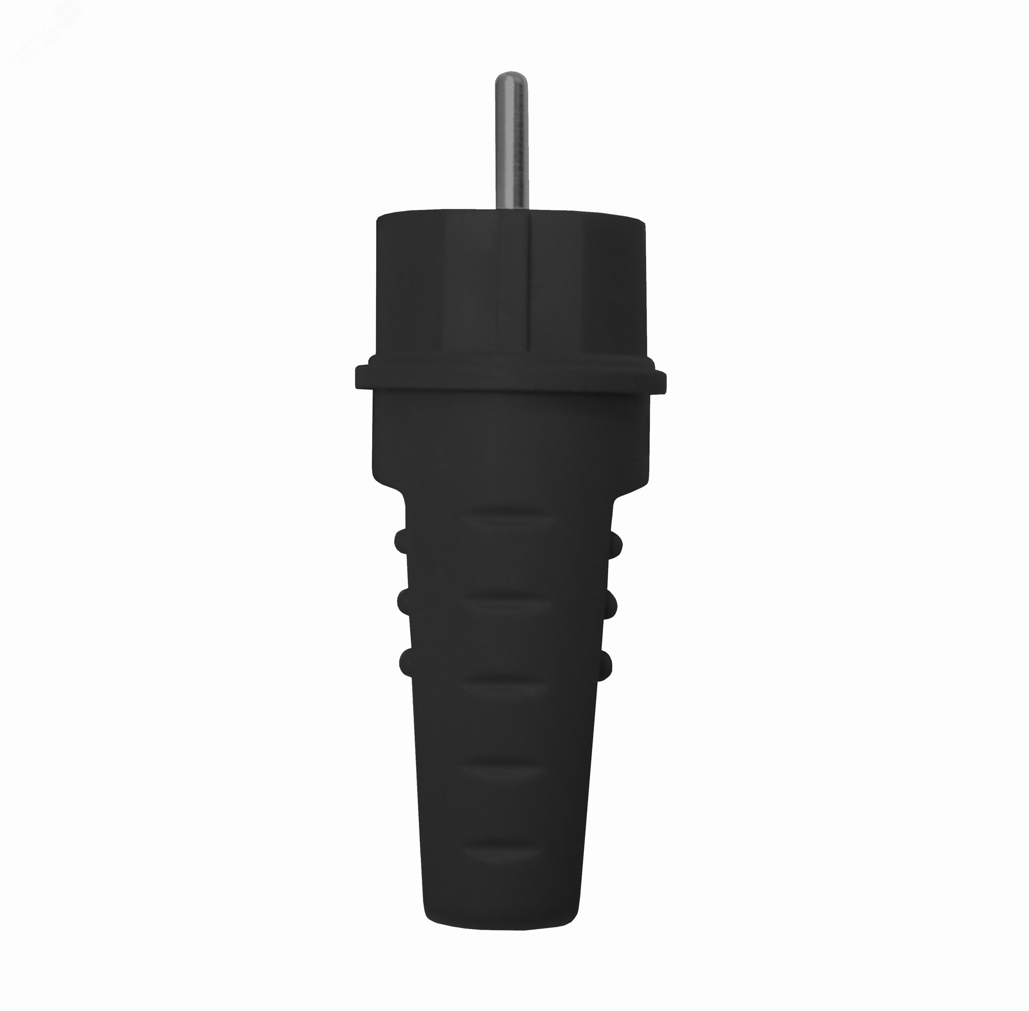 Вилка прямая c/з каучук 16А 250В IP44 (еврослот) 602227 - УНИВЕРСАЛ