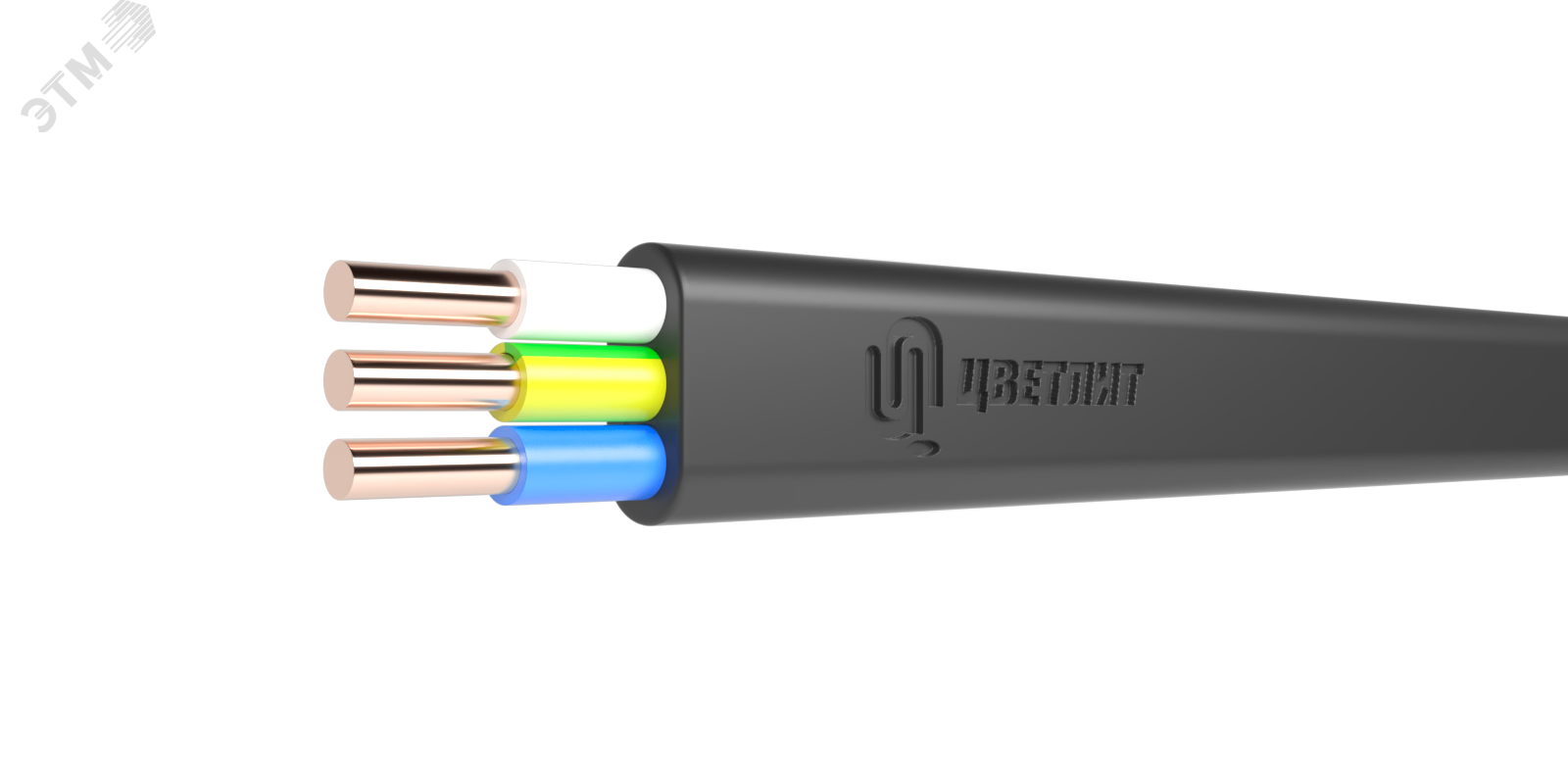 Кабель силовой ВВГ-Пнг(A)-LS 3х2,5ок(N, PE)-0,66 ТРТС 00-00148537 - Цветлит