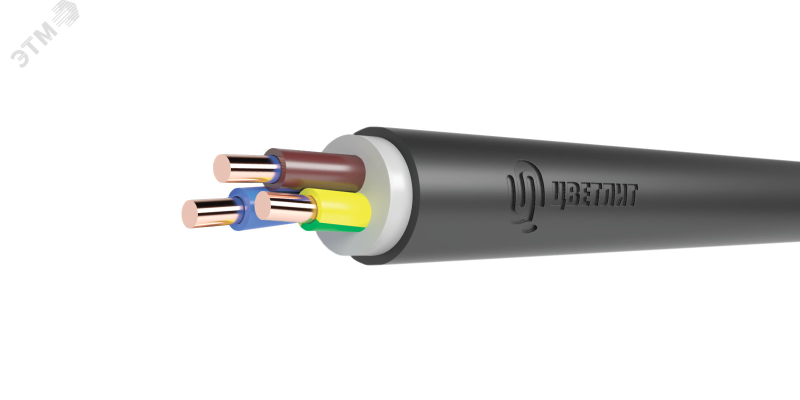 Кабель силовой ВВГнг(А) LS 4х95мс(N)-1ТРТС 00-00138703 - Цветлит