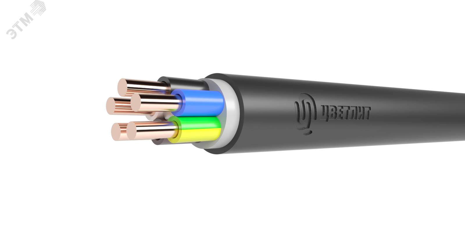 Кабель ППГнг(А)-HF 5х16 МК (N PE) 0.66кВ (м) 00-00140605 - Цветлит