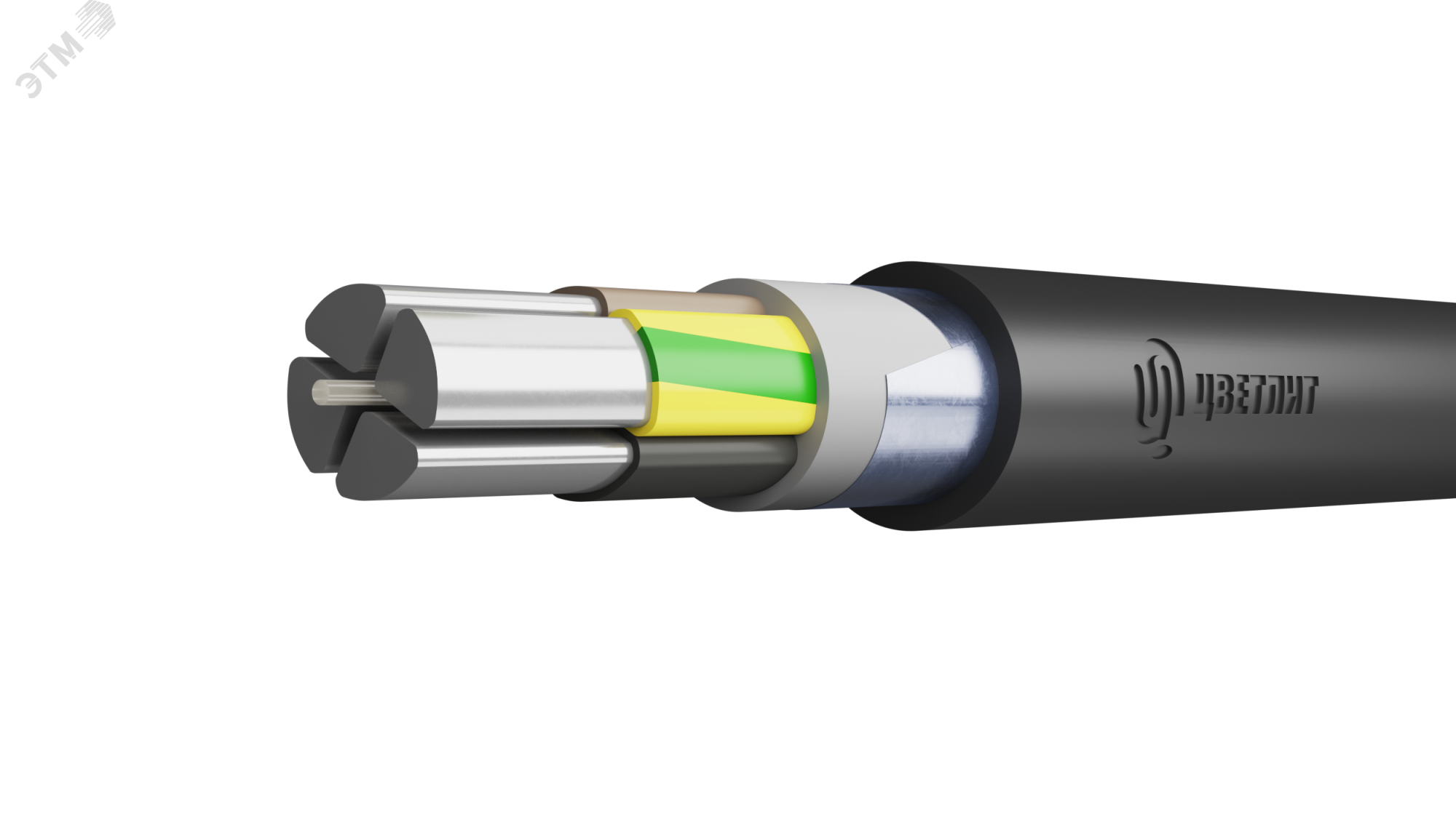 Кабель силовой АВБШвнг(А) 4Х240 ос(N)-1 ТРТС 00-00141934 - Цветлит