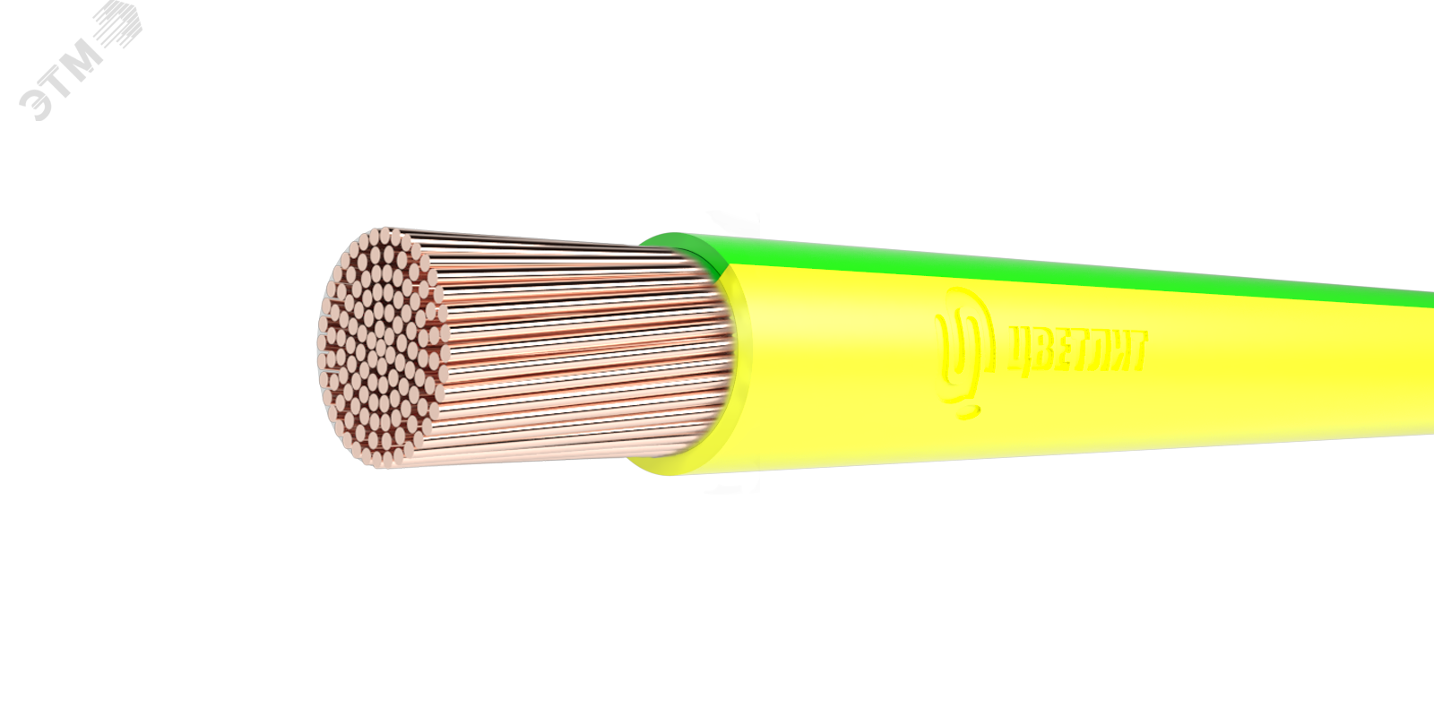 Провод ПуГВнг(А)-LS 1х70 450/750В Ж/З (м) 00-00130622 - Цветлит