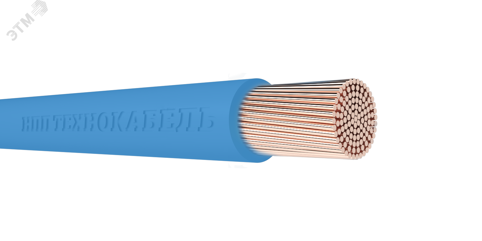 Провод ПуГВнг(А)-LS 1х6 450/750В К (бухта) (м) 00-00130582 - Цветлит