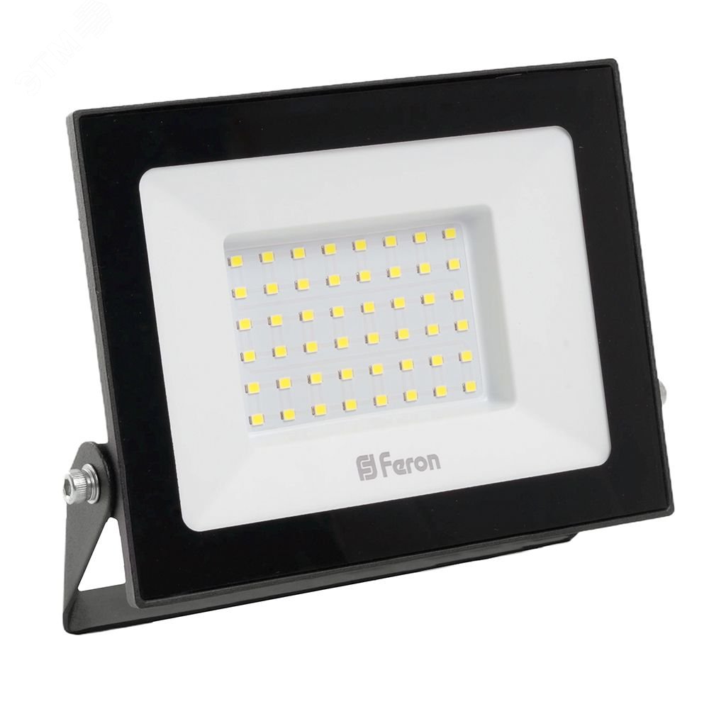 Прожектор светодиодный ДО-50w 4000К 4000Лм IP65 черный 29497 - Feron