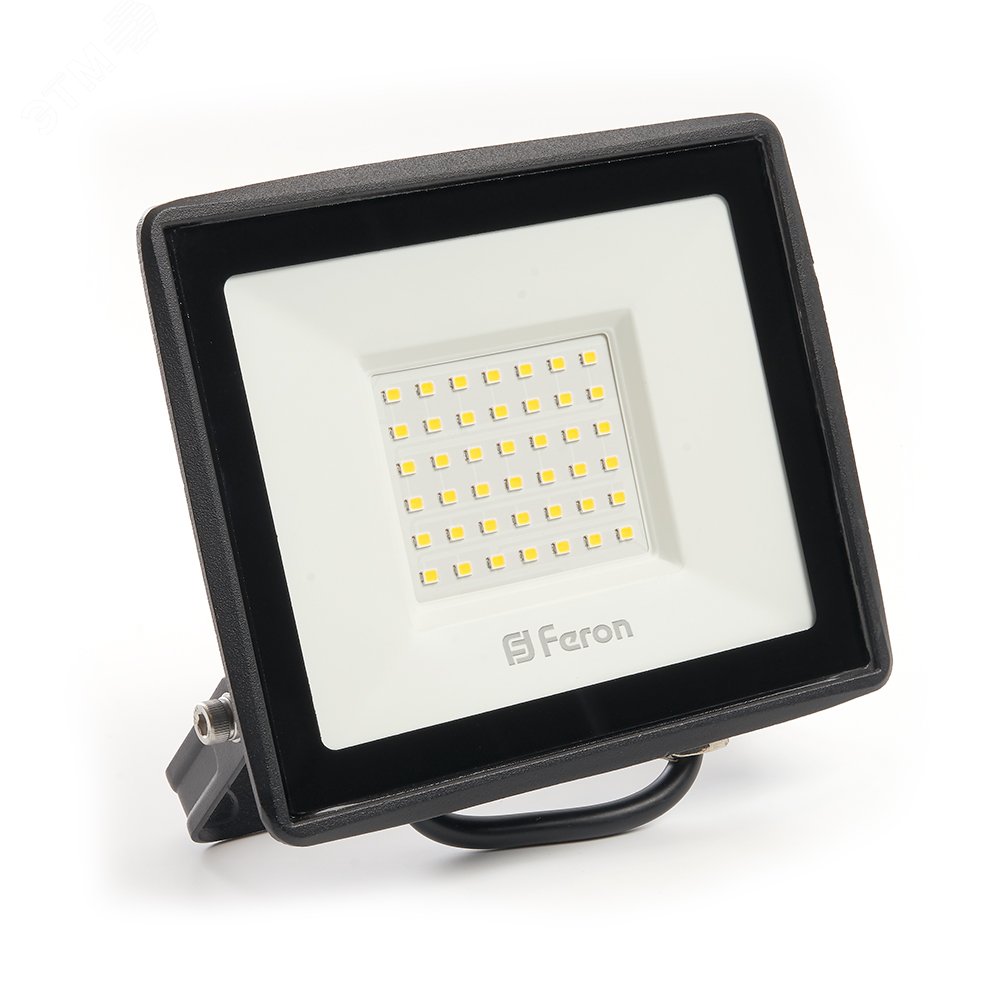 Прожектор светодиодный ДО-50w 6400К 4000Лм IP65 черный 32102 - Feron