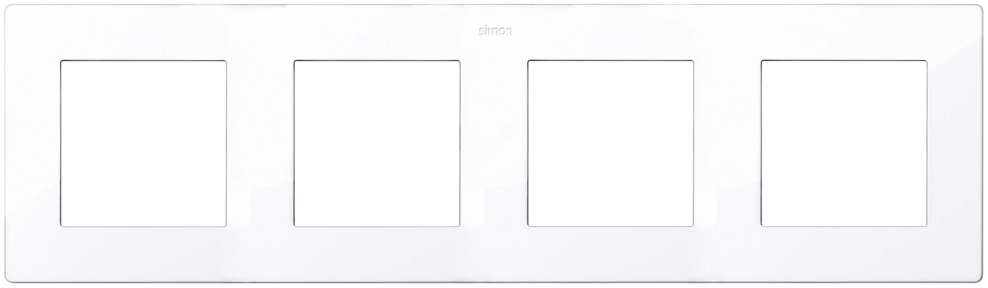 Рамка 4-м Simon24 бел. 2400640-030 - Simon