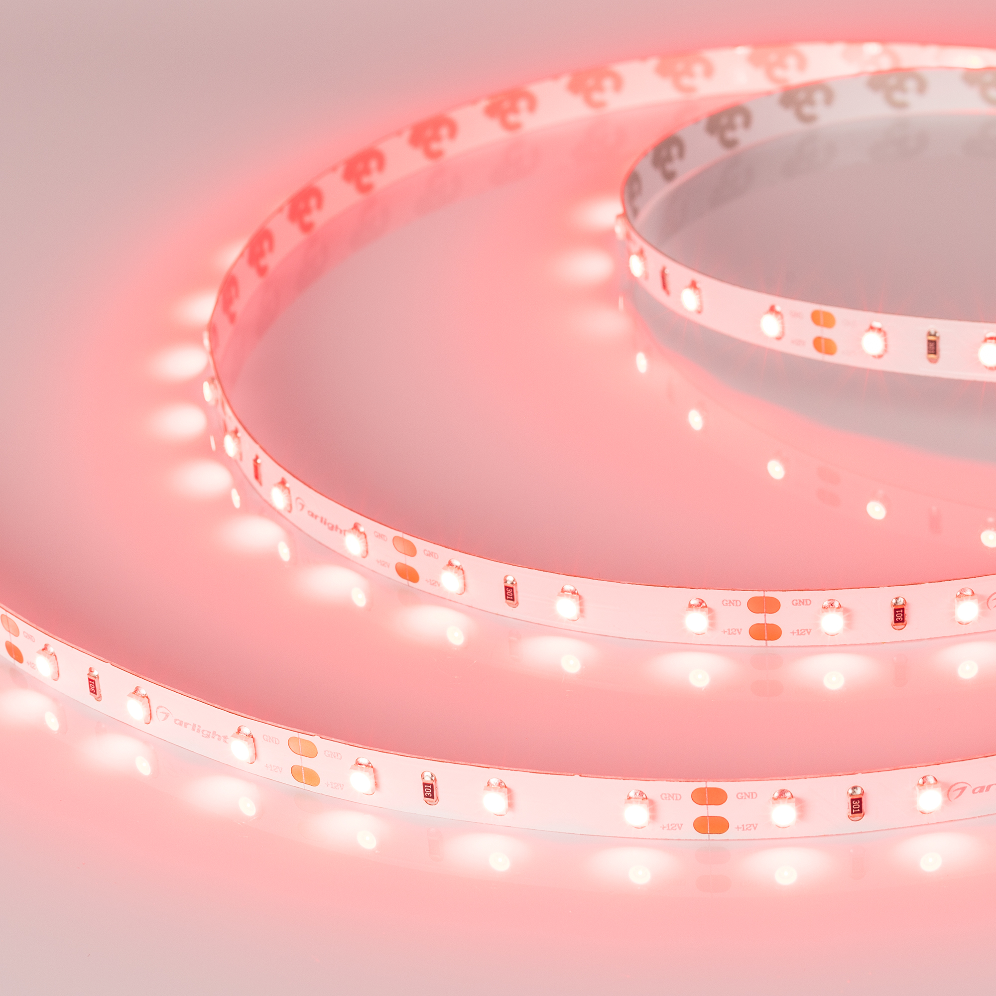 Купить Лента RT-A60-8mm 12V Red (4.8 W/m, IP20, 2835, 5m) 010526(2) Arlight оптом в Москве