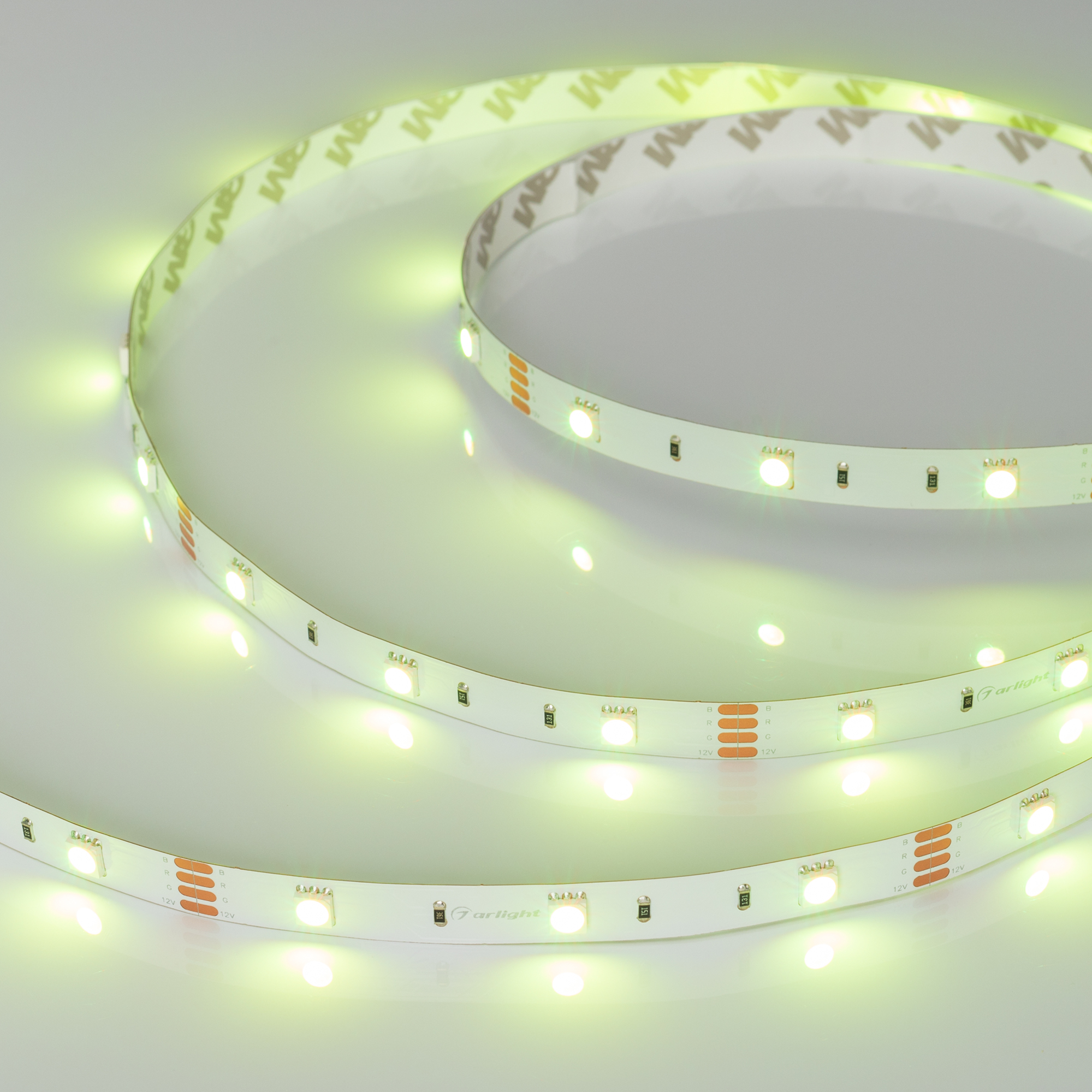 Купить Лента RT-B30-10mm 12V RGB (7.2 W/m, IP20, 5060, 5m) 010596(2) Arlight оптом в Москве