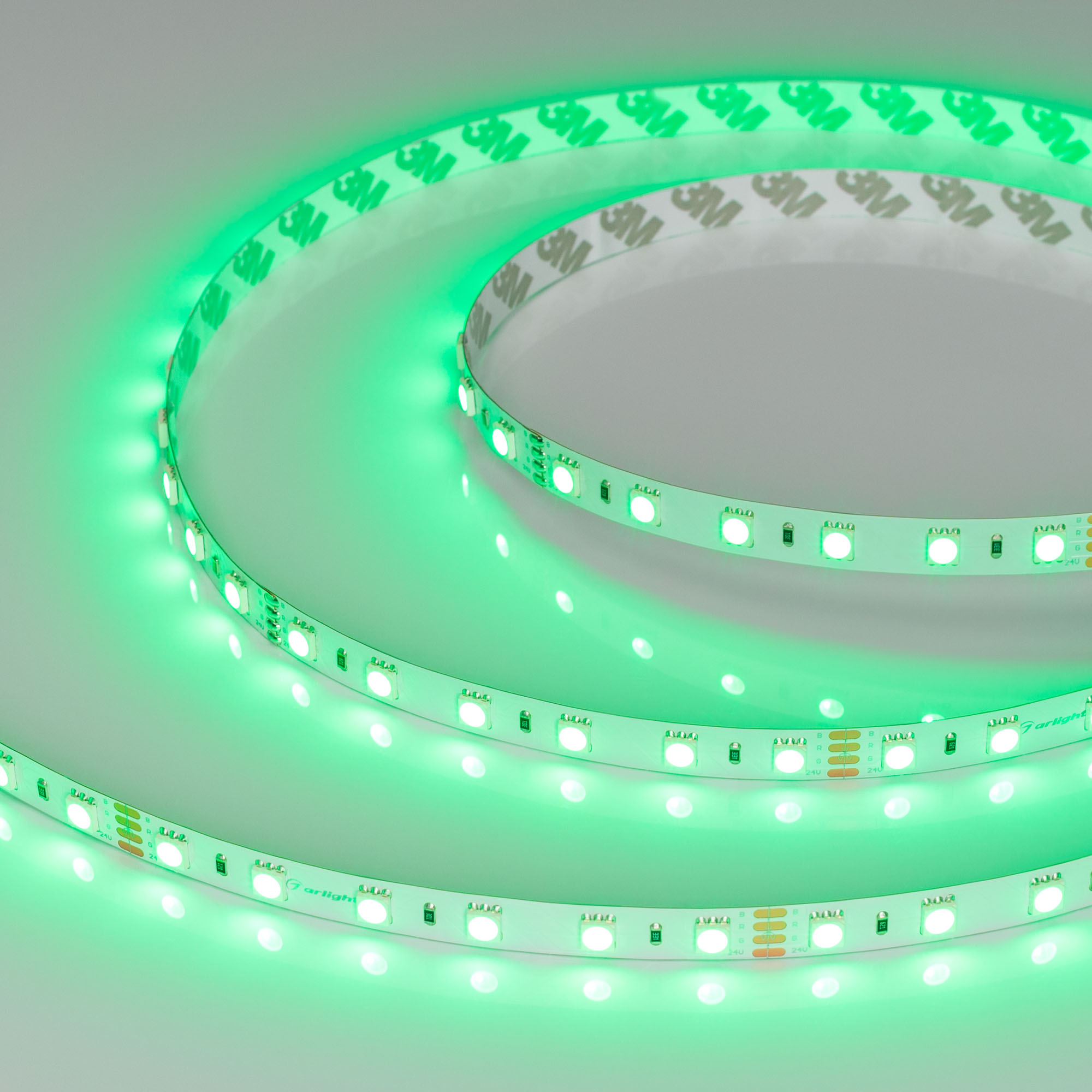 Купить Лента RT-B60-10mm 24V RGB (14.4 W/m, IP20, 5060, 50m) 024586(2) Arlight оптом в Москве