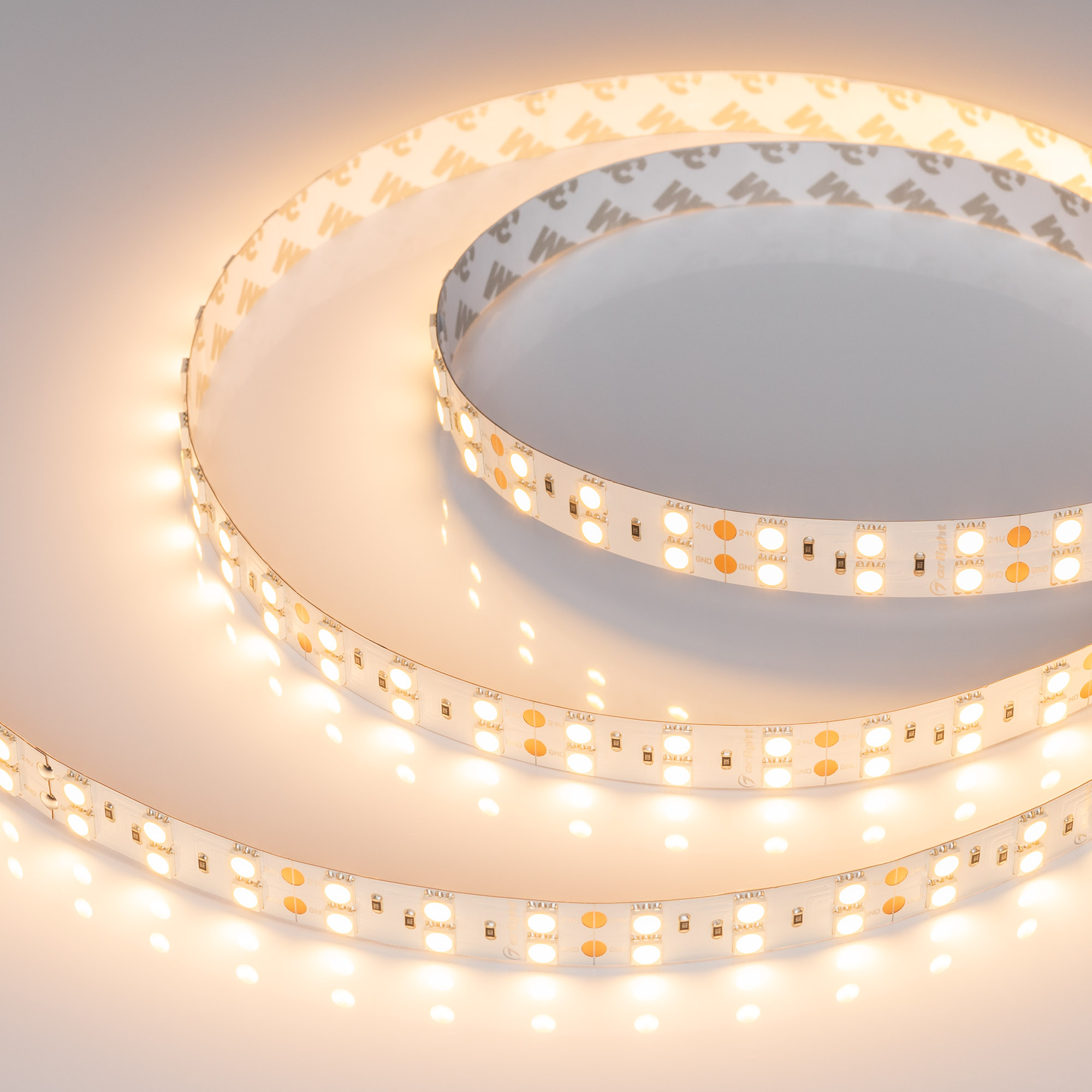 Купить Лента RT-B120-15mm 24V Warm2700 (28.8 W/m, IP20, 5060, 5m) 011259(2) Arlight оптом в Москве