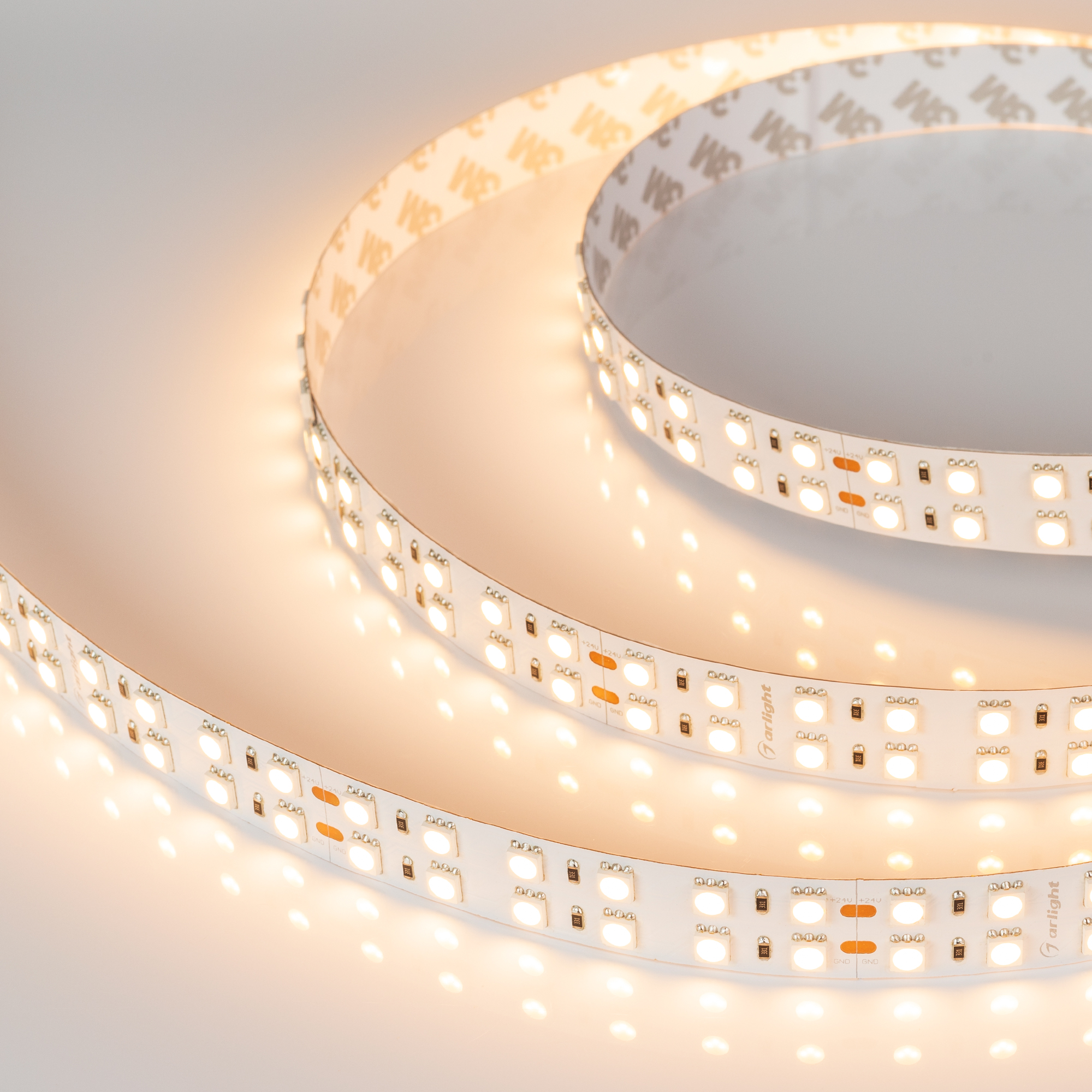 Купить Лента RT-B144-19mm 24V Warm3000 (34.4 W/m, IP20, 5060, 5m) 025273(2) Arlight оптом в Москве