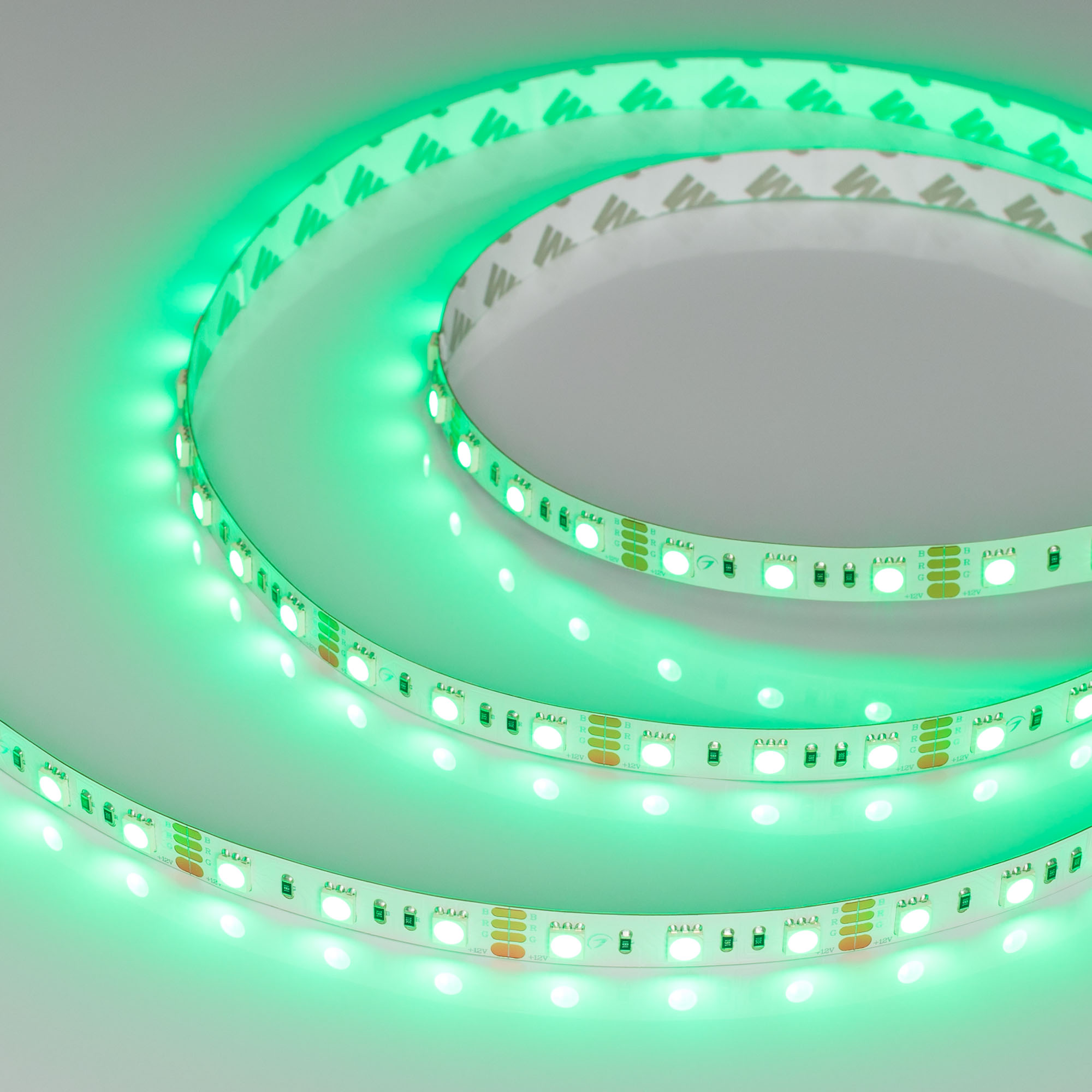 Купить Лента RT-B60-10mm 12V RGB (14.4 W/m, IP20, 5060, 5m) 012340(2) Arlight оптом в Москве