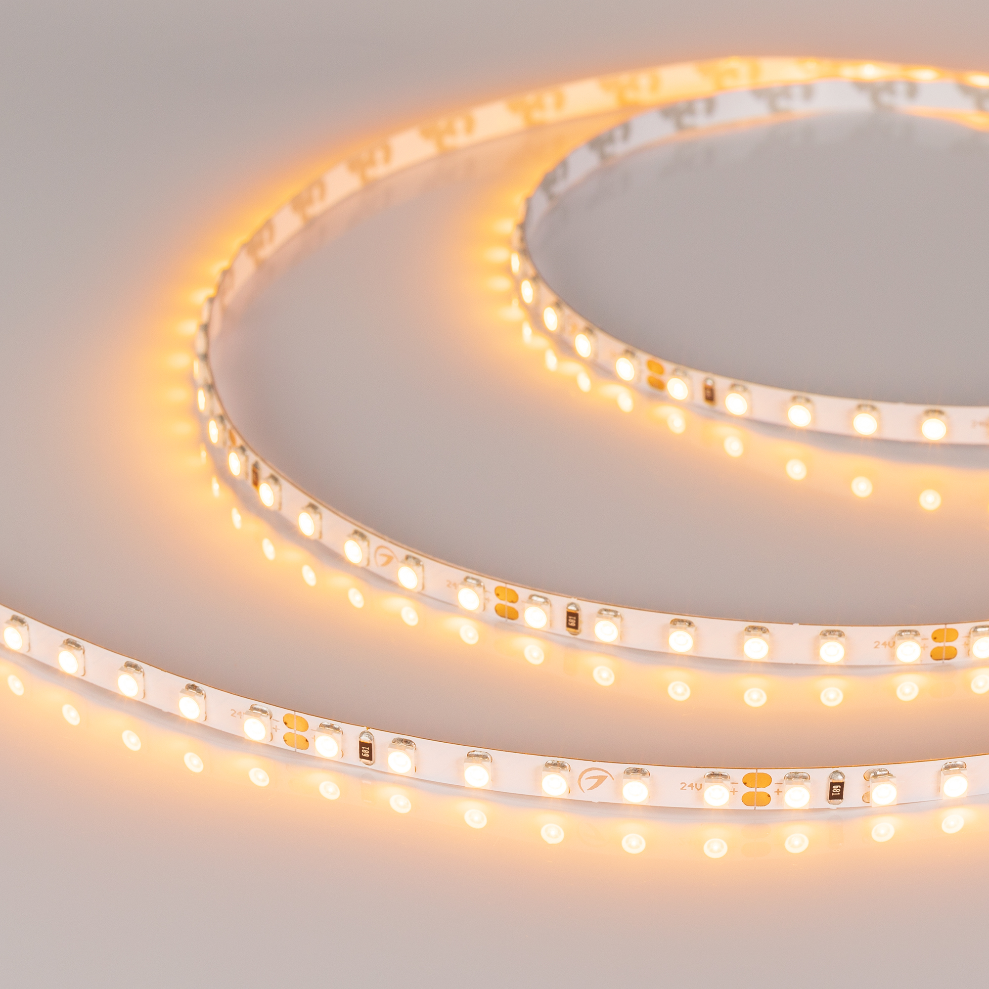 Лента RT-A120-5mm 24V Yellow (9.6 W/m, IP20, 2835, 5m) 015662(2) - Arlight