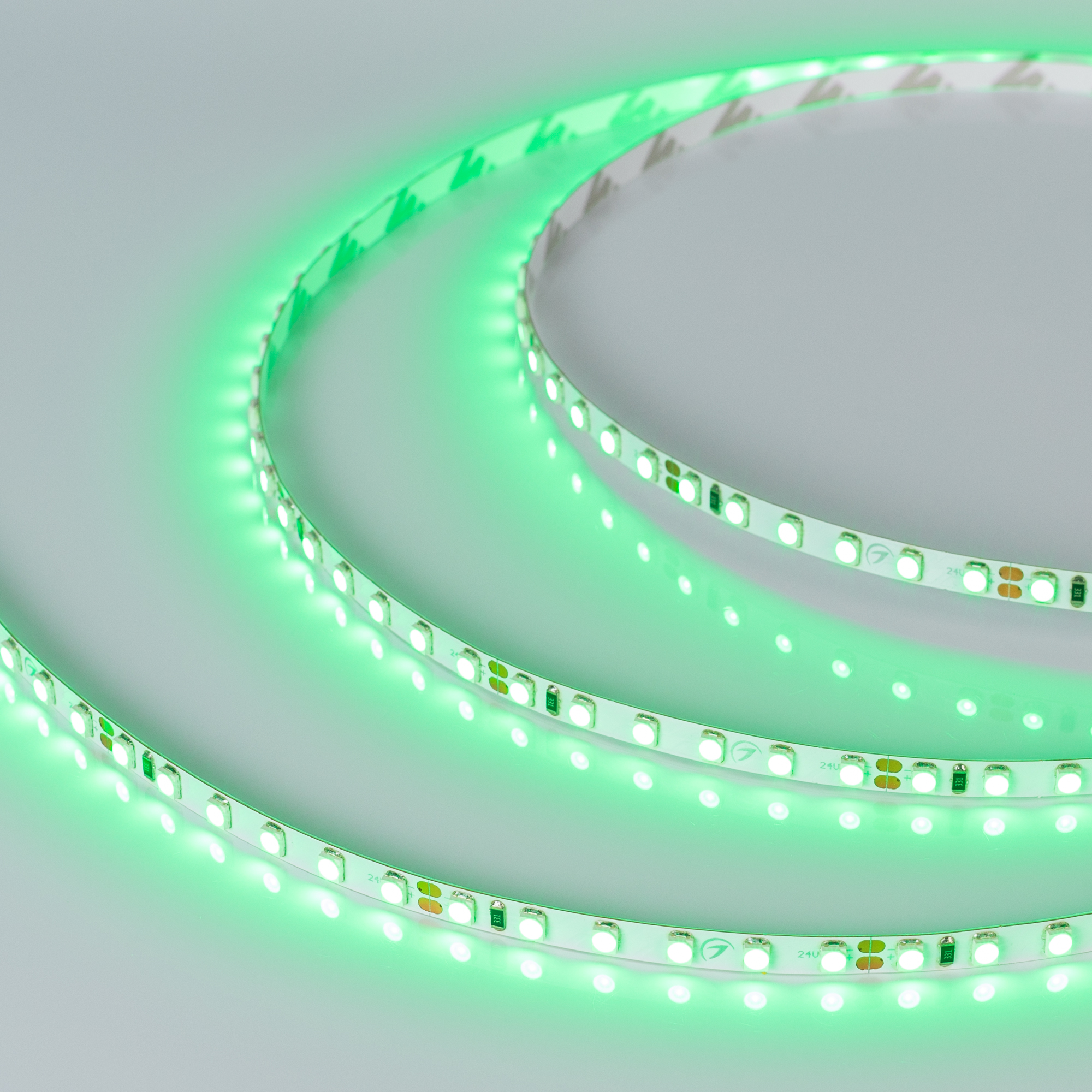 Лента RT-A120-5mm 24V Green (9.6 W/m, IP20, 2835, 5m) 015663(2) - Arlight