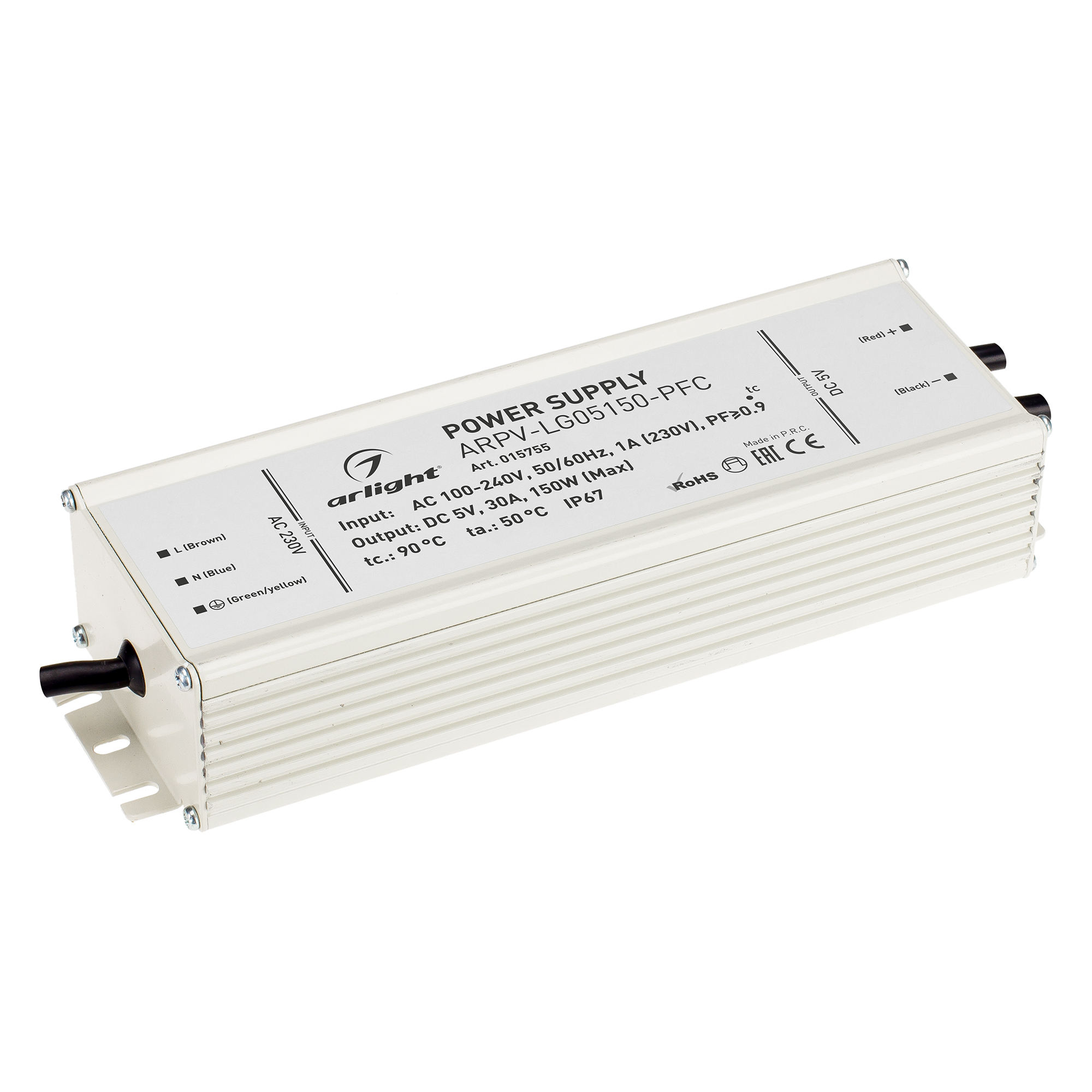 Блок питания ARPV-LG05150-PFC (5V, 30.0A, 150W) 015755 - Arlight