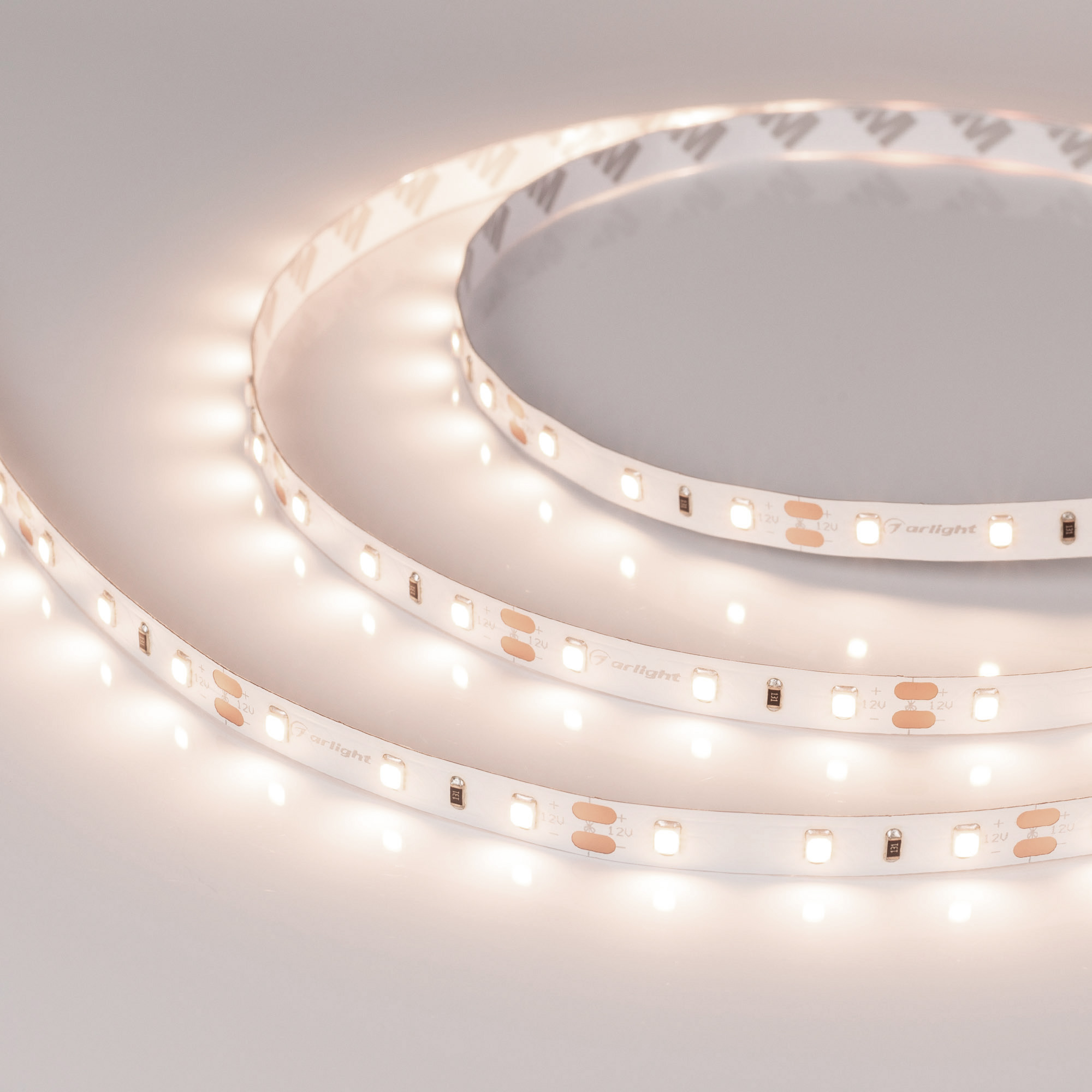 Купить Лента RT-A60-8mm 12V Warm3500 (4.8 W/m, IP20, 2835, 5m) 034444 Arlight оптом в Москве