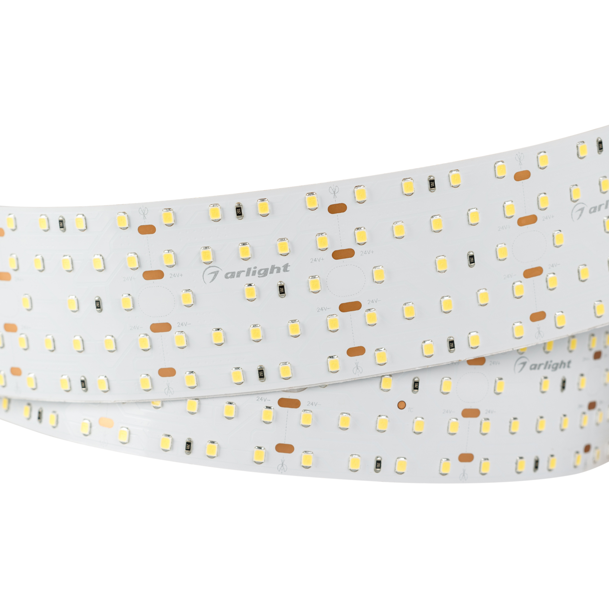 Купить Лента S2-2500 24V Warm 3000K 52mm (2835, 420 LED/m, LUX) 021205 Arlight оптом в Москве