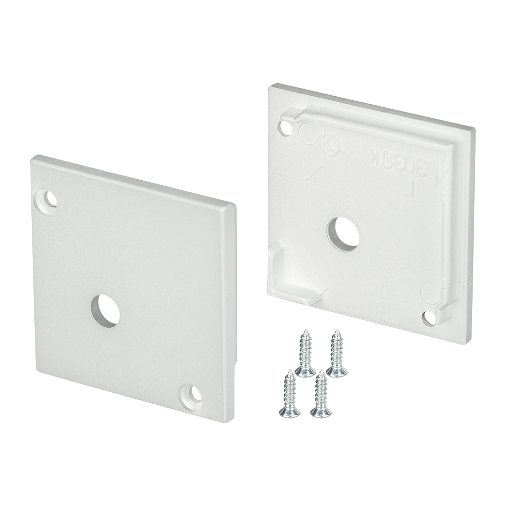 Заглушка SL-KANT-H30 SQUARE с отверстием 024481 - Arlight
