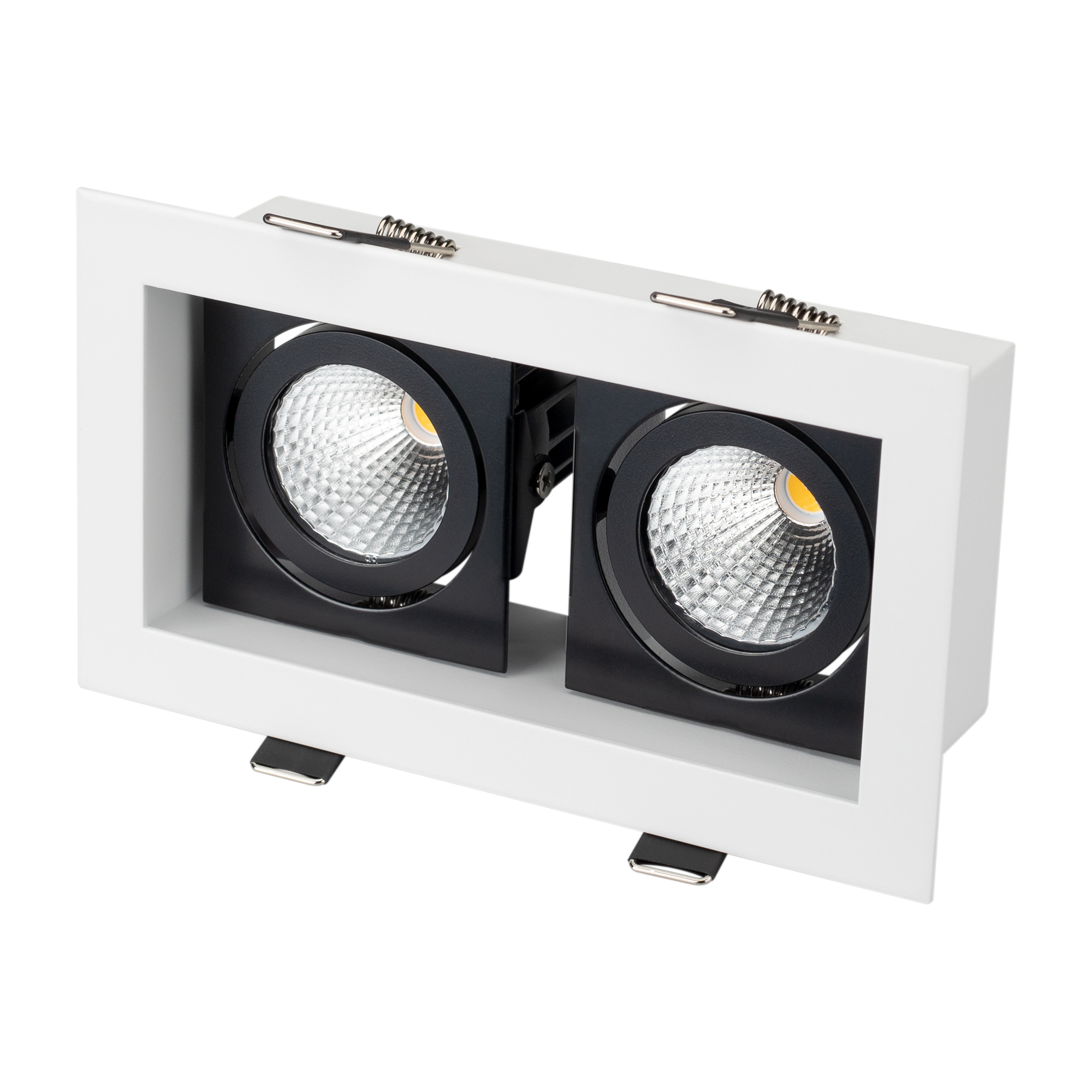 Купить Светильник CL-KARDAN-S180x102-2x9W Day (WH-BK, 38 deg) 024129 Arlight оптом в Москве