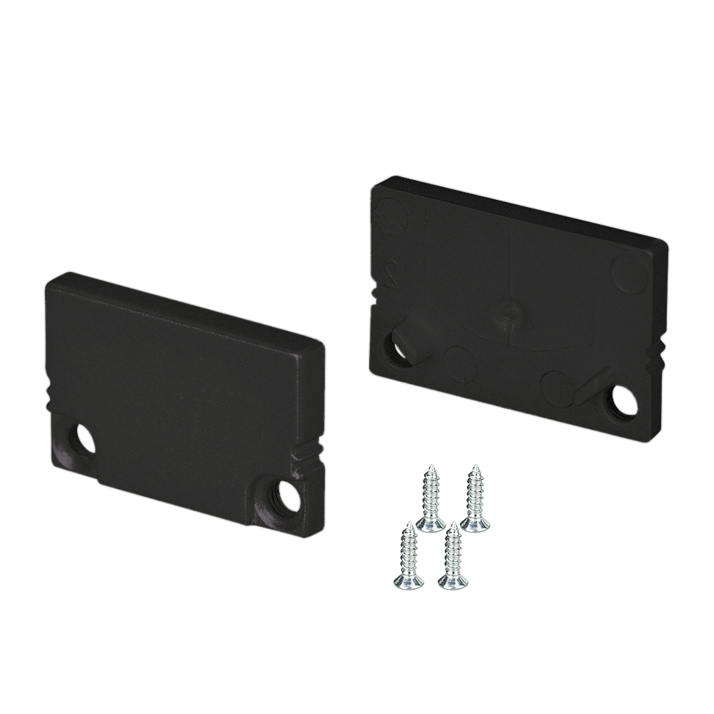 Заглушка SL-SLIM20-H13 BLACK глухая 037512 - Arlight