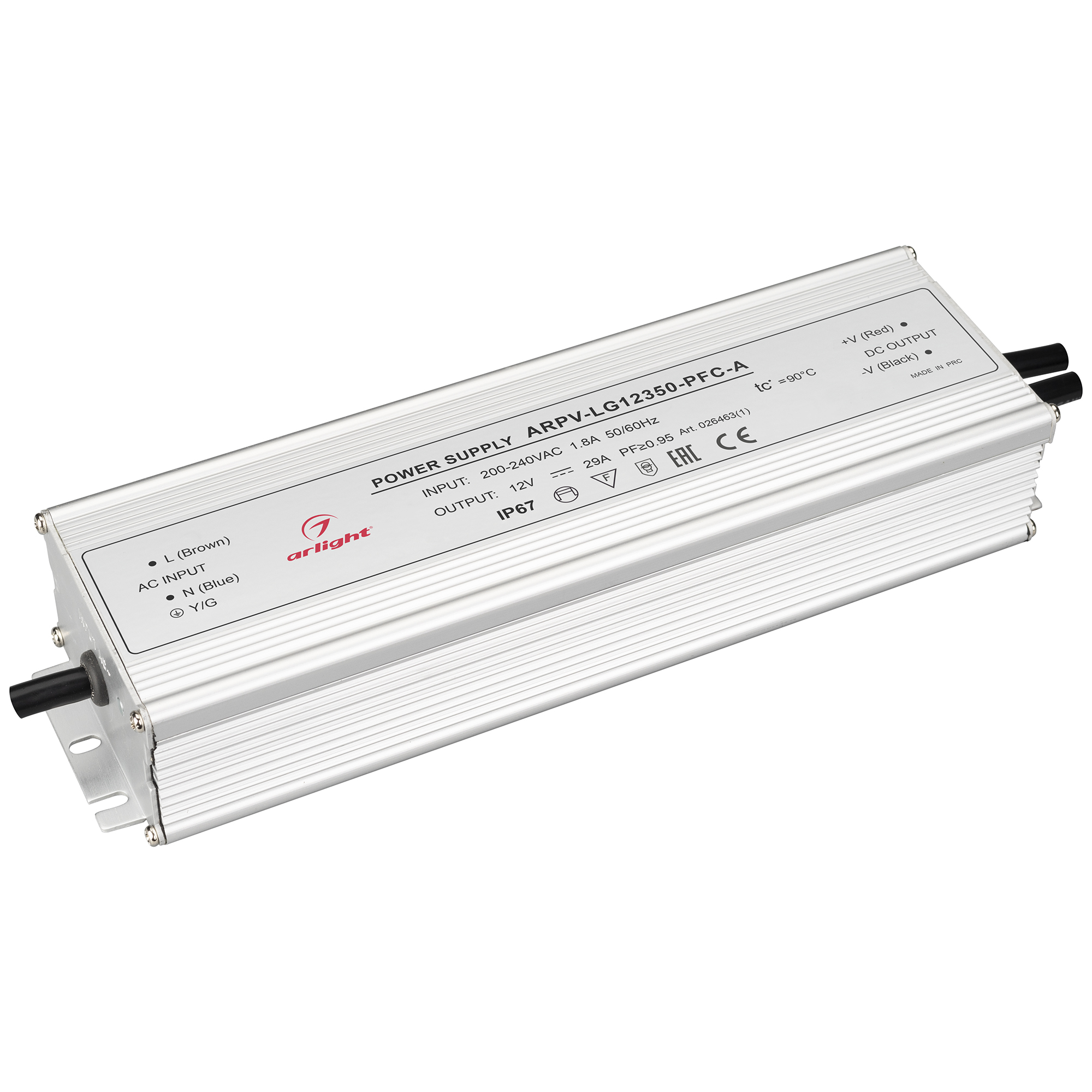 Блок питания ARPV-LG12350-PFC-A (12V, 29.0A, 350W) 026463(1) - Arlight