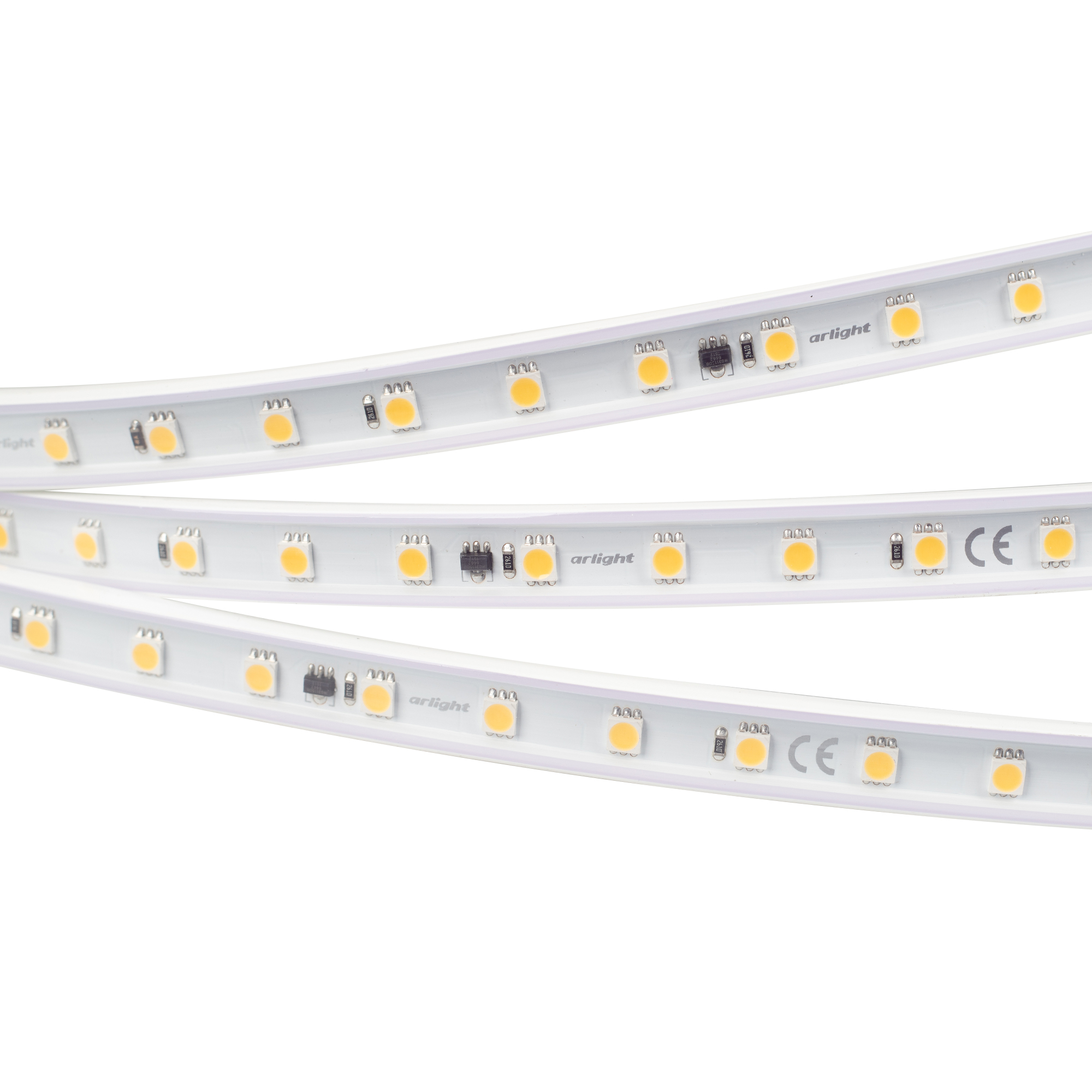Купить Лента герметичная ARL-PV-B54-15.5mm 230V Warm3000 (8 W/m, IP65, 5060, 50m) 027058(2) Arlight оптом в Москве