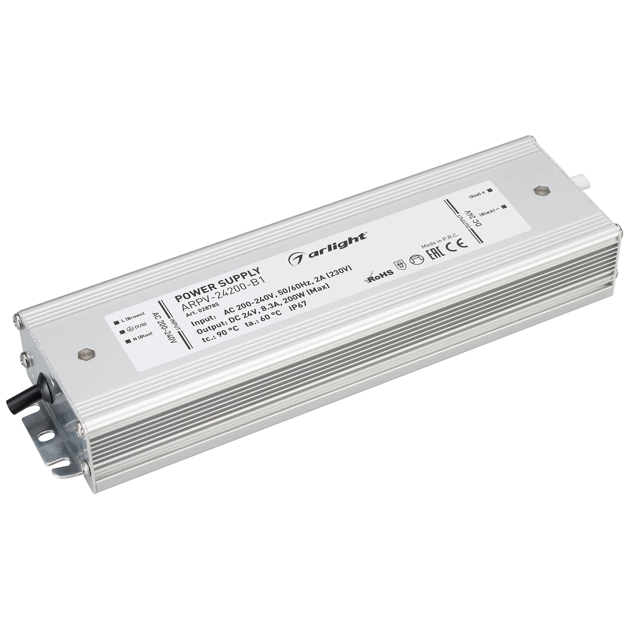 Блок питания ARPV-24200-B1 (24V, 8,3A, 200W) 028785 - Arlight